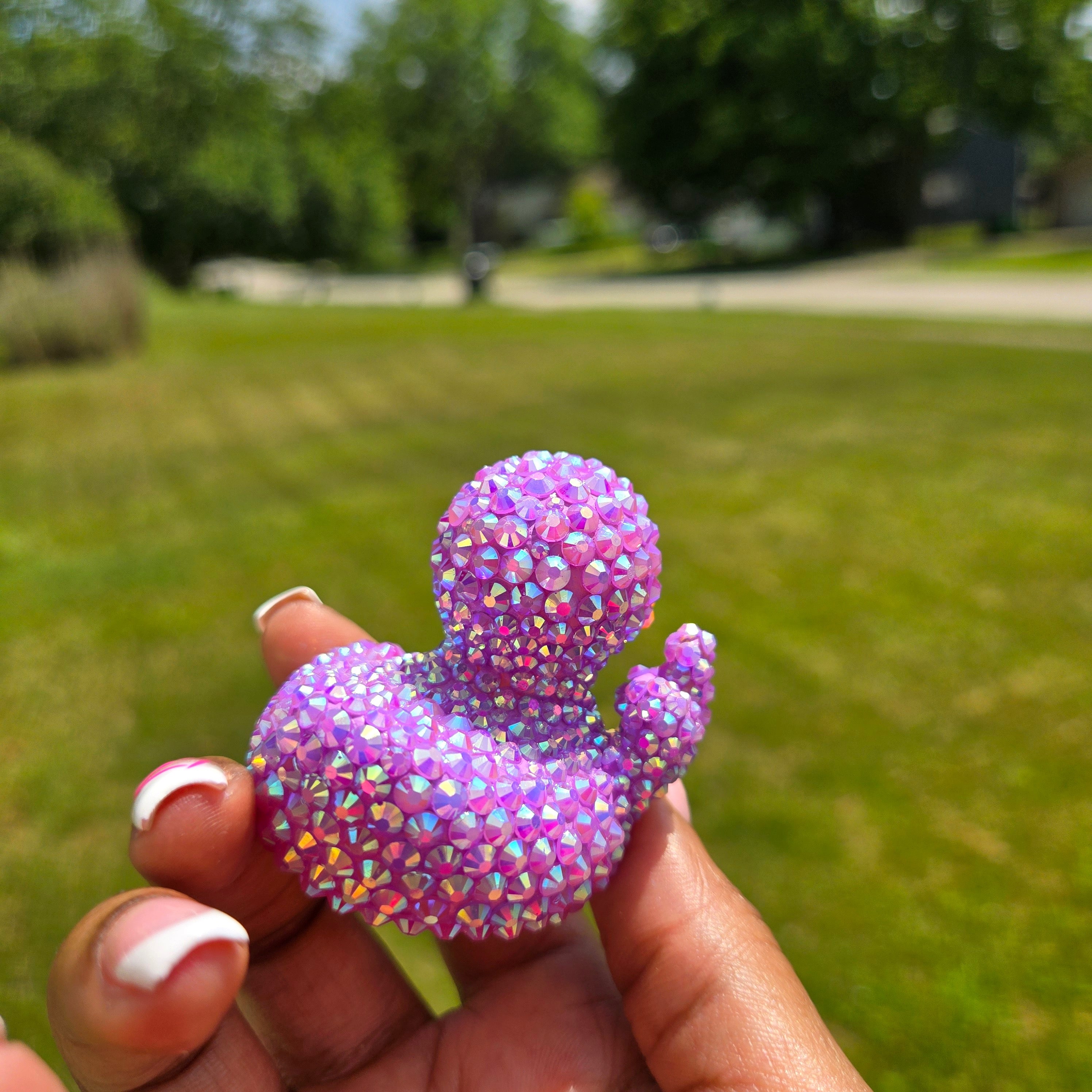 Mini Bling Middle Finger Duck