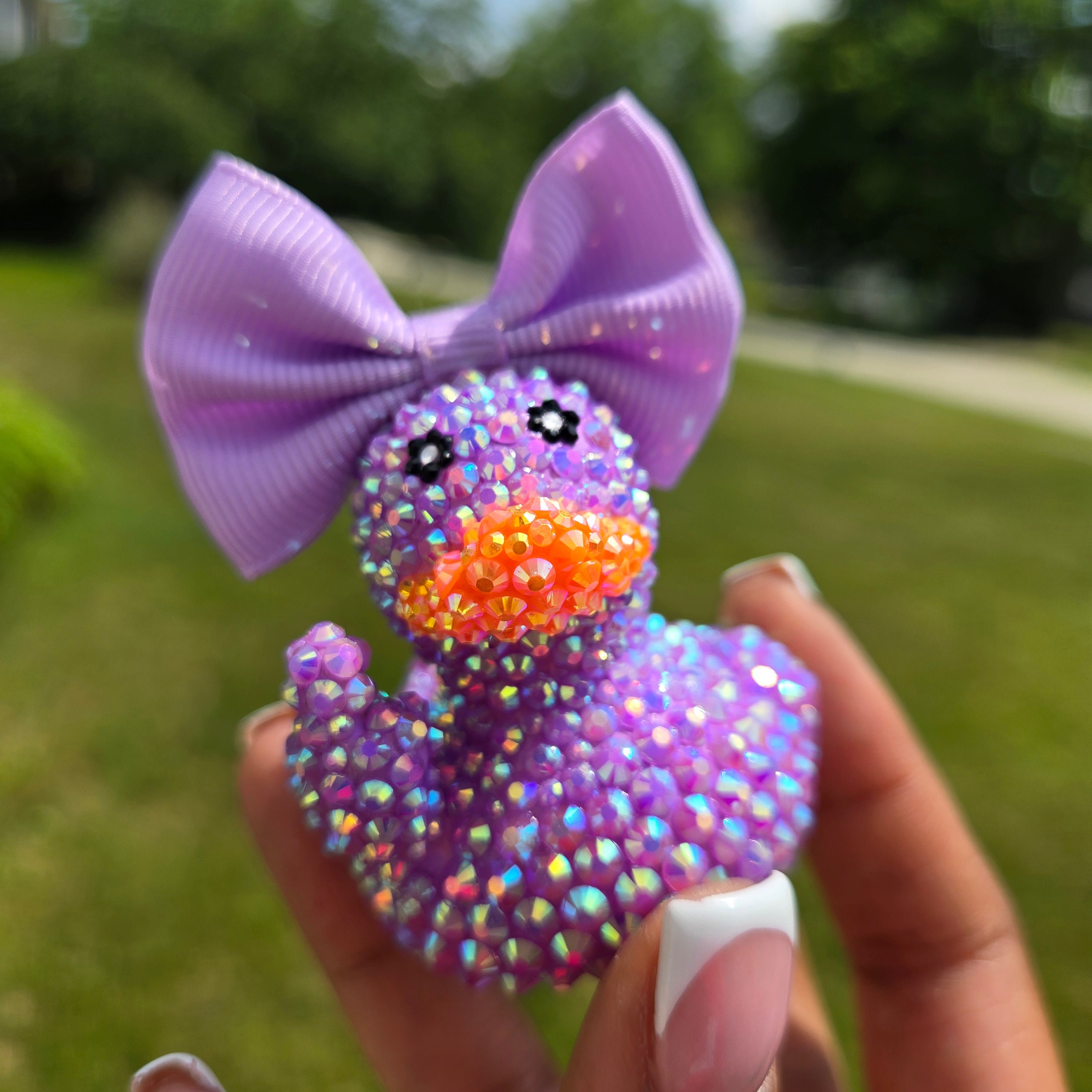Mini Bling Middle Finger Duck