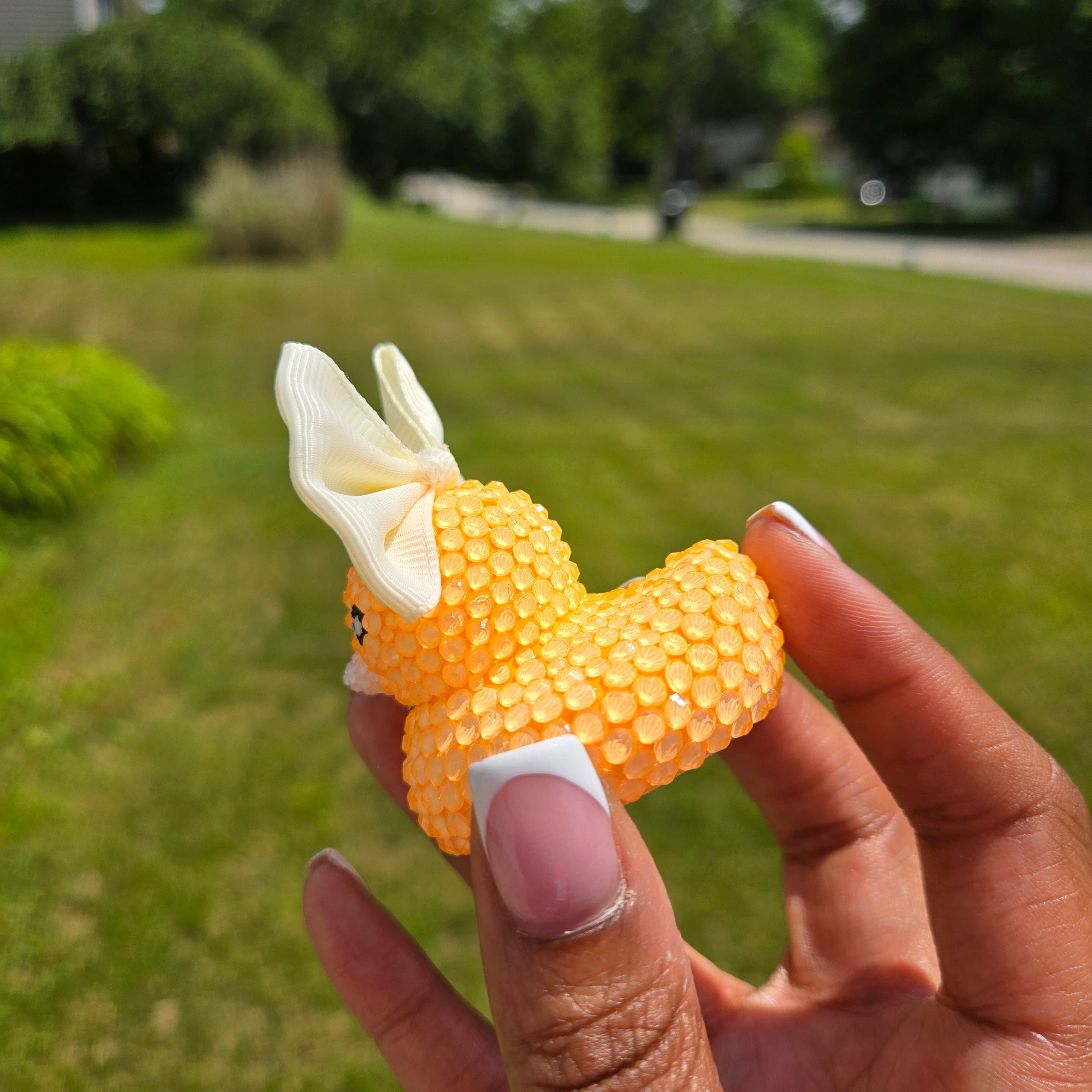 Mini Bling Rubber Duck: The Ultimate Sparkle Surprise