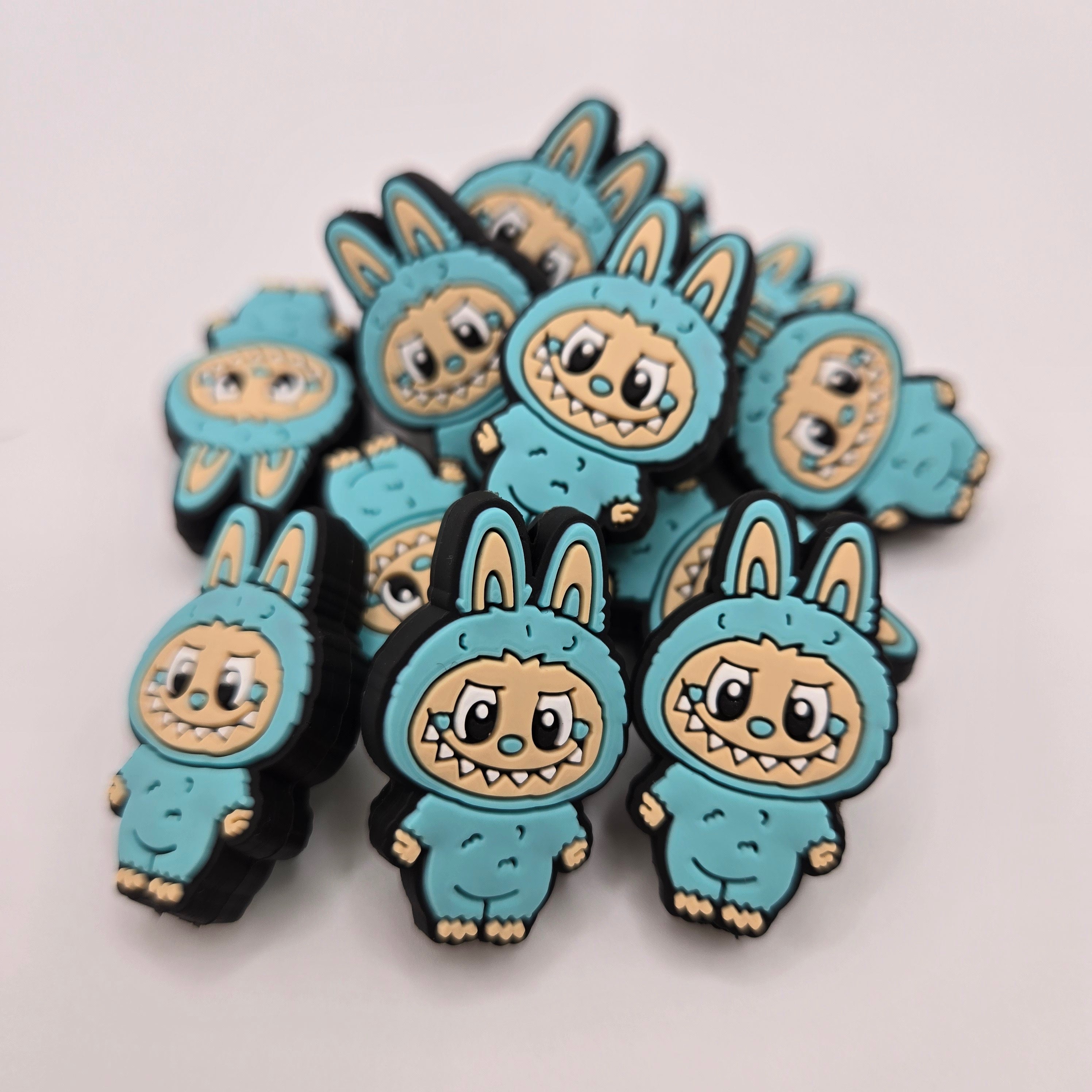 Labubu Focal Bead, Beads for Pens, Character Focal Bead, Labubu Monster Beads, Silicone Focal Bead, Crafts for Kids
