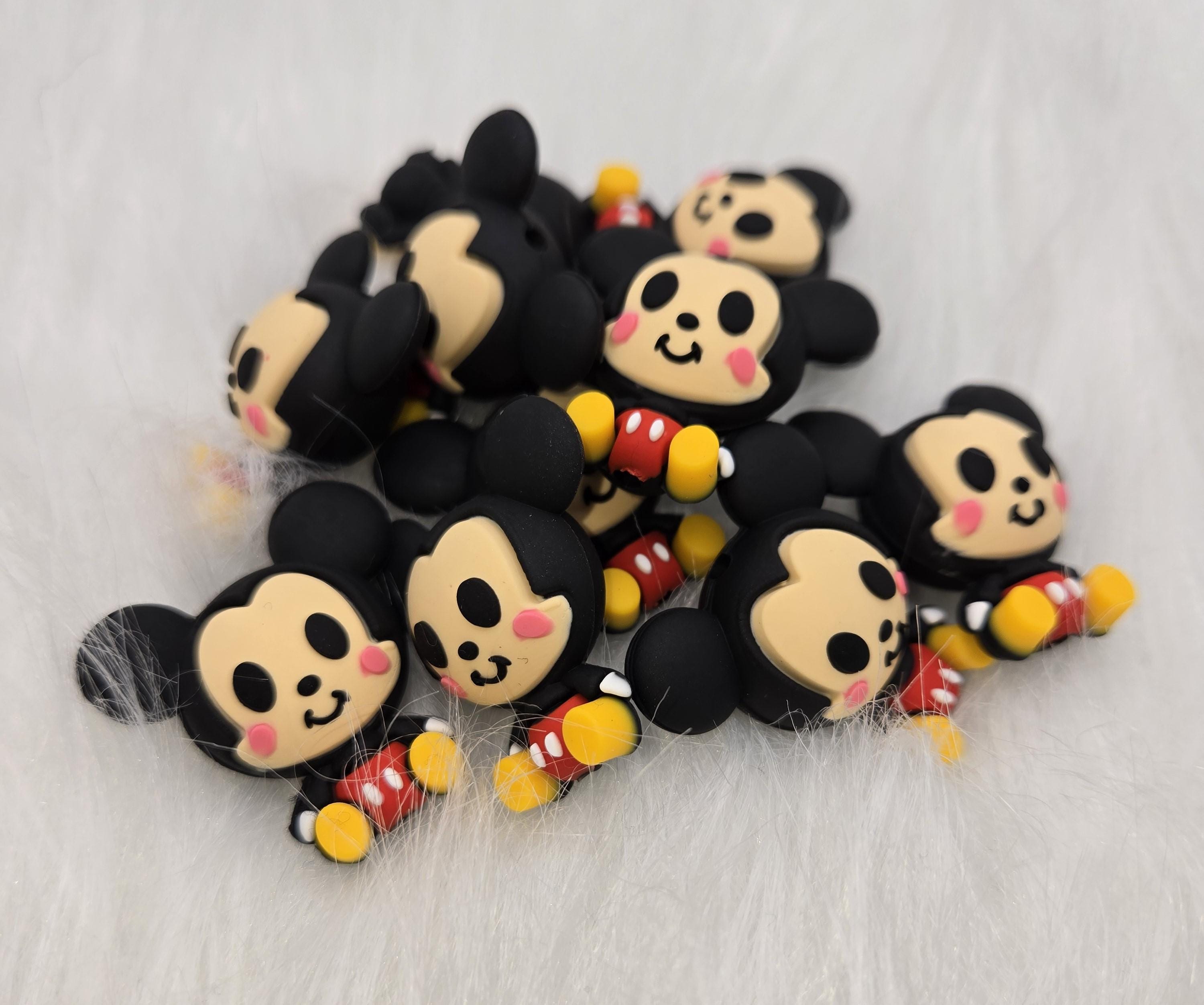 3D Focal Bead, Mouse Focal Bead, Beads for Pens, Mouse Bead, Character Bead, Cartoon Bead, Crafting Beads, Animal Bead, Kids Crafts