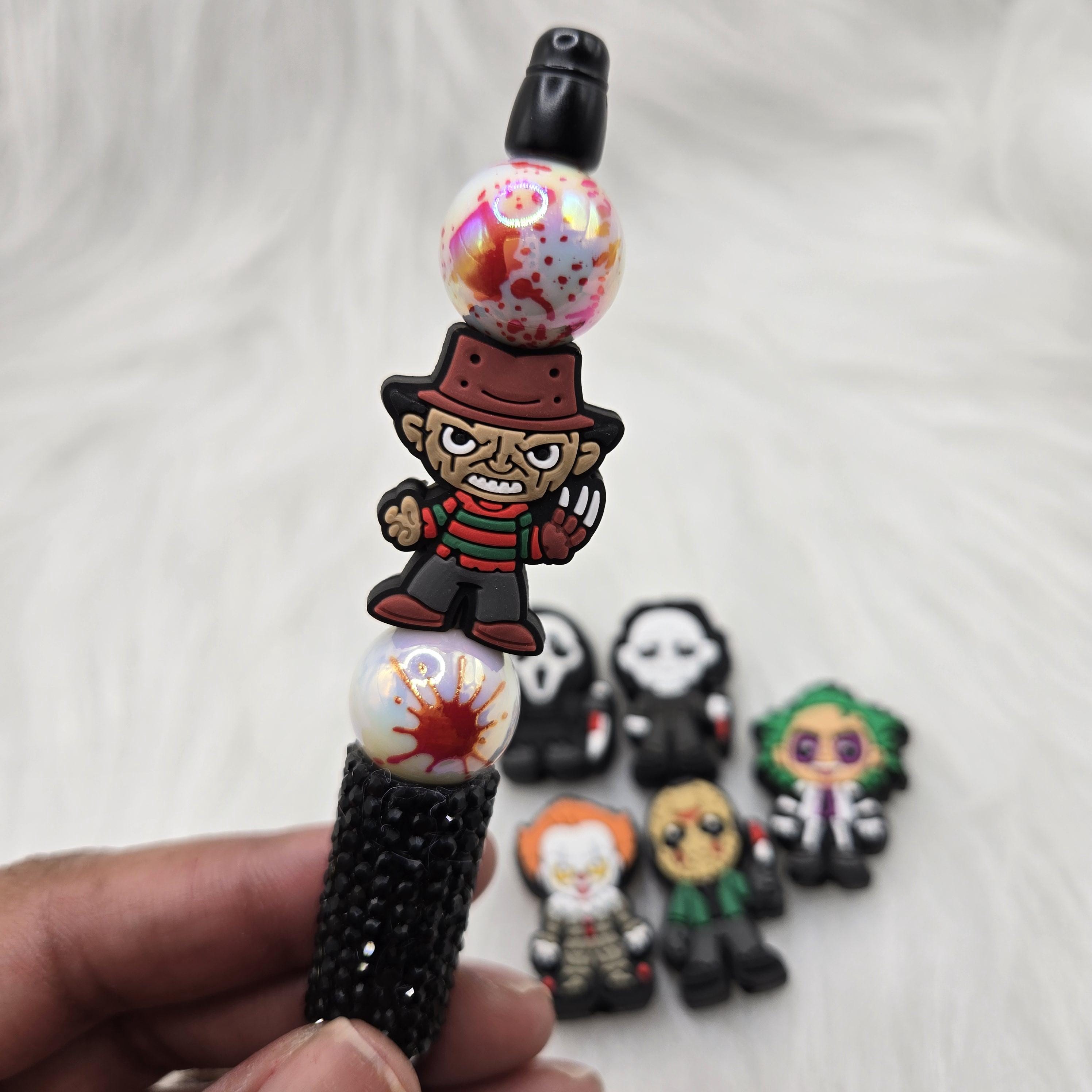Halloween Focal Beads - Horror Characters & Silicone Beads for Pens