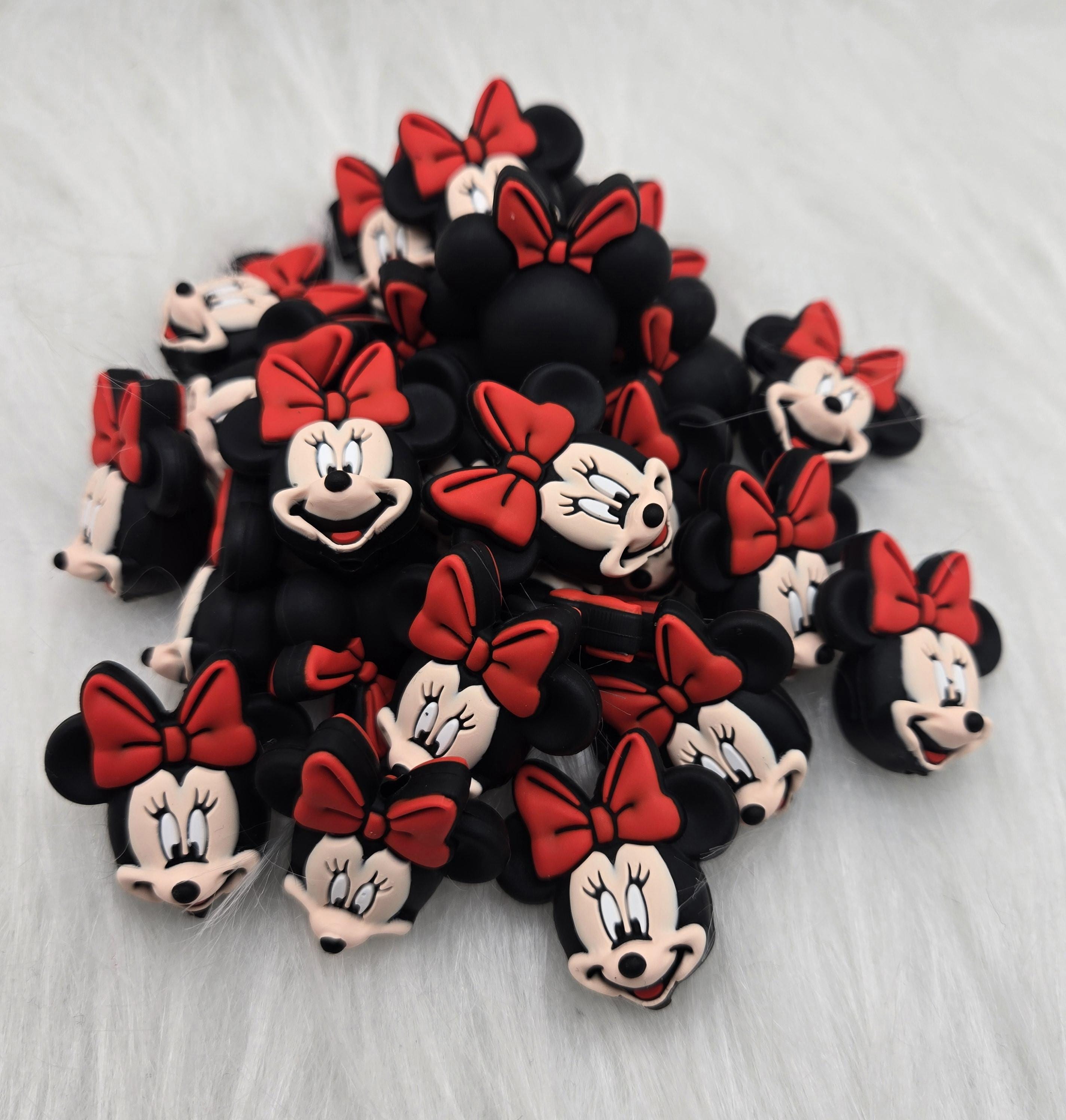 3D Focal Bead, Mouse Bead, Cartoon Focal Bead, Silicone Bead, Beads for Pens, Character Bead, Crafting Beads, Beads for Kids