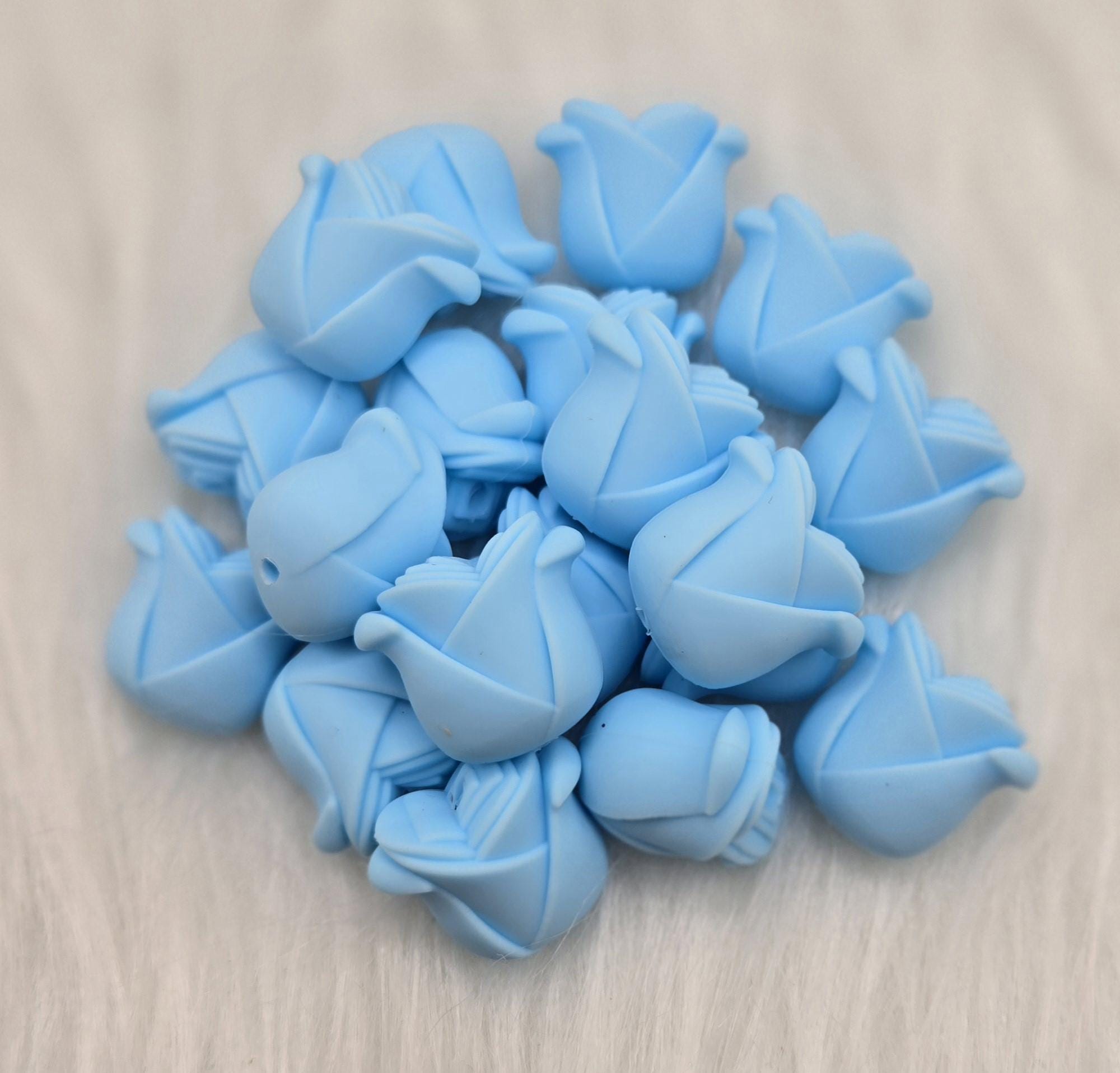 3D Focal Bead, 3D Flower Bead, Rose Beads, Flower Beads, Beads for Pens, Silicone Focal Bead, Crafting Beads, Mothers Day Craft