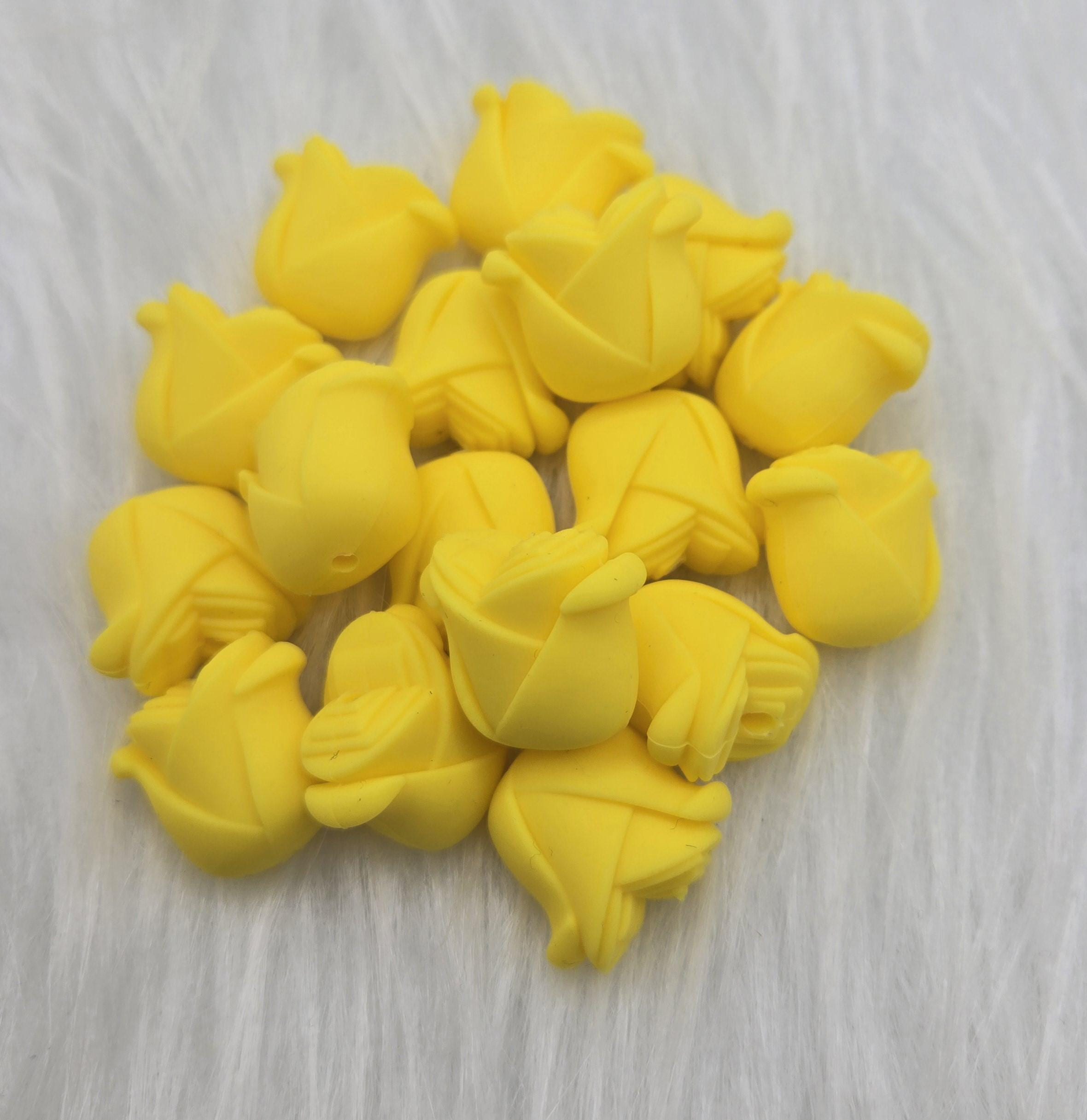 3D Focal Bead, 3D Flower Bead, Rose Beads, Flower Beads, Beads for Pens, Silicone Focal Bead, Crafting Beads, Mothers Day Craft
