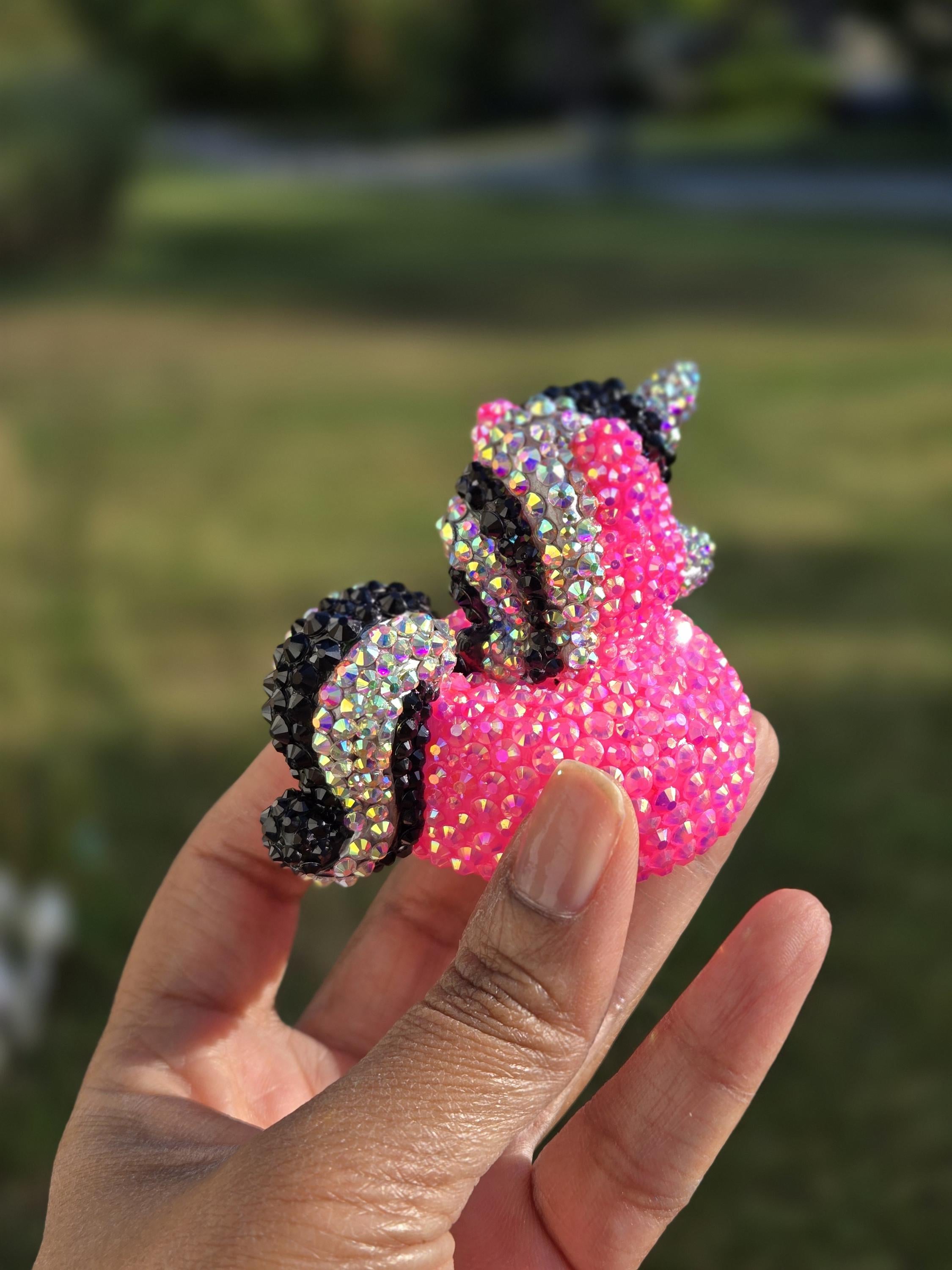 Custom Bling Uni-Duck, Bling Dash Duck, Mini Bling Cheer Duck, You Got Ducked, Rhinestone Unicorn, Dash Duck, Rubber Duck, Cute Duck Decor