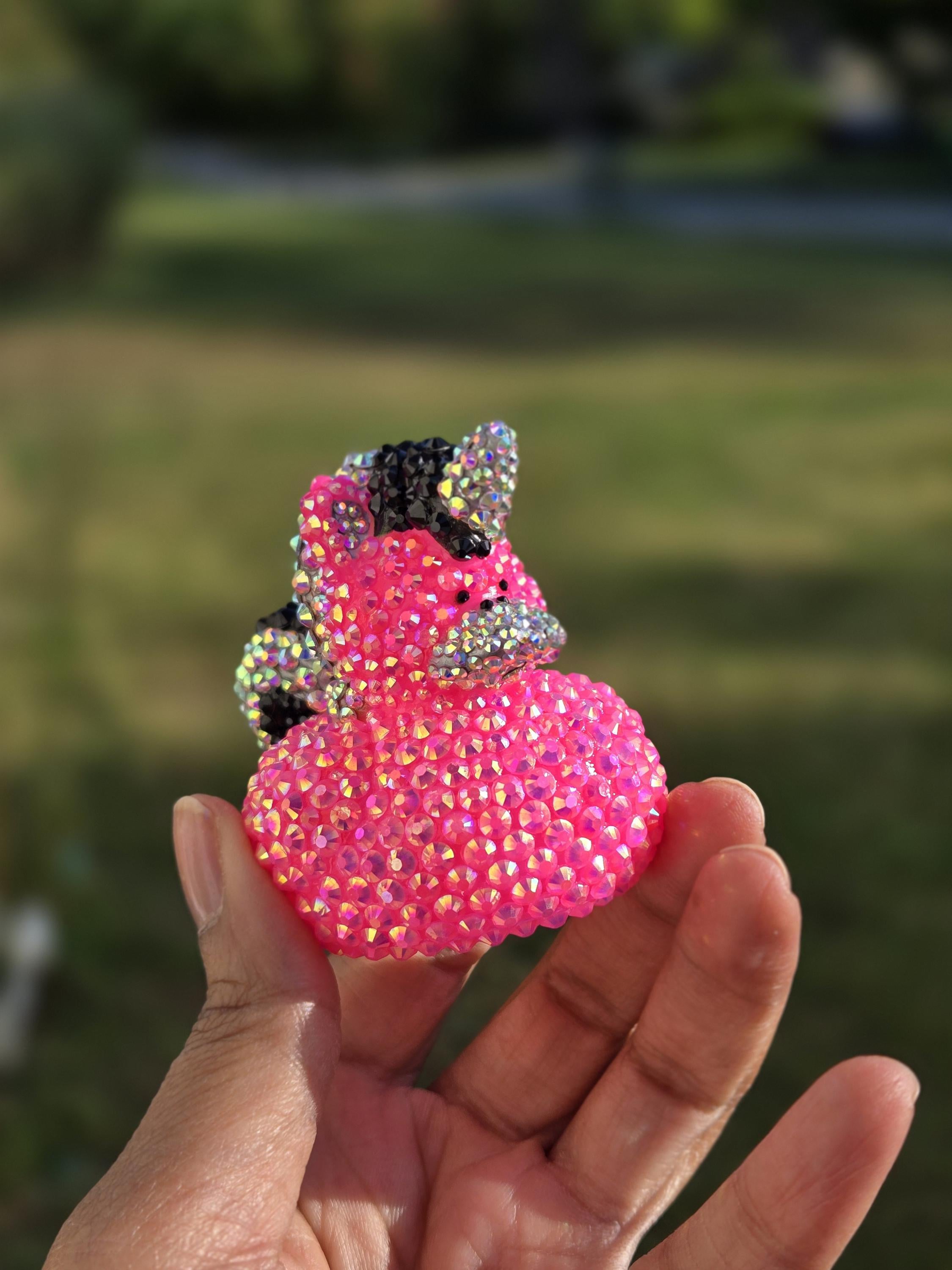 Custom Bling Uni-Duck, Bling Dash Duck, Mini Bling Cheer Duck, You Got Ducked, Rhinestone Unicorn, Dash Duck, Rubber Duck, Cute Duck Decor