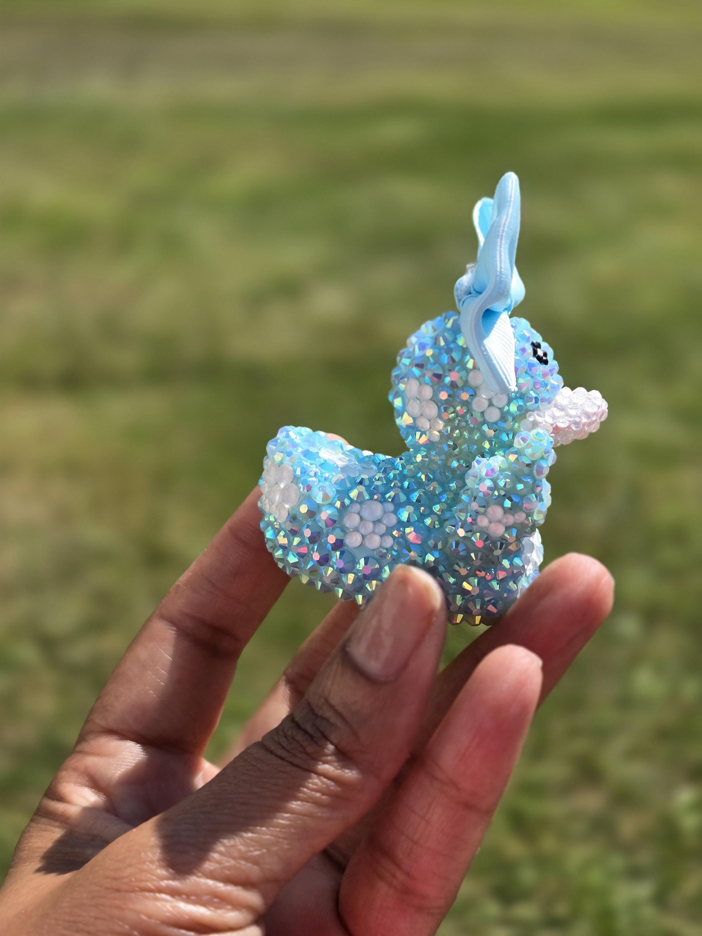 Custom Rubber Duck, Rhinestone Duck, Dashboard Ducks, Mini Bling Cheer Duck, Cute Duck Decor, Rubber Duck, You Got Ducked, Custom Bling Duck