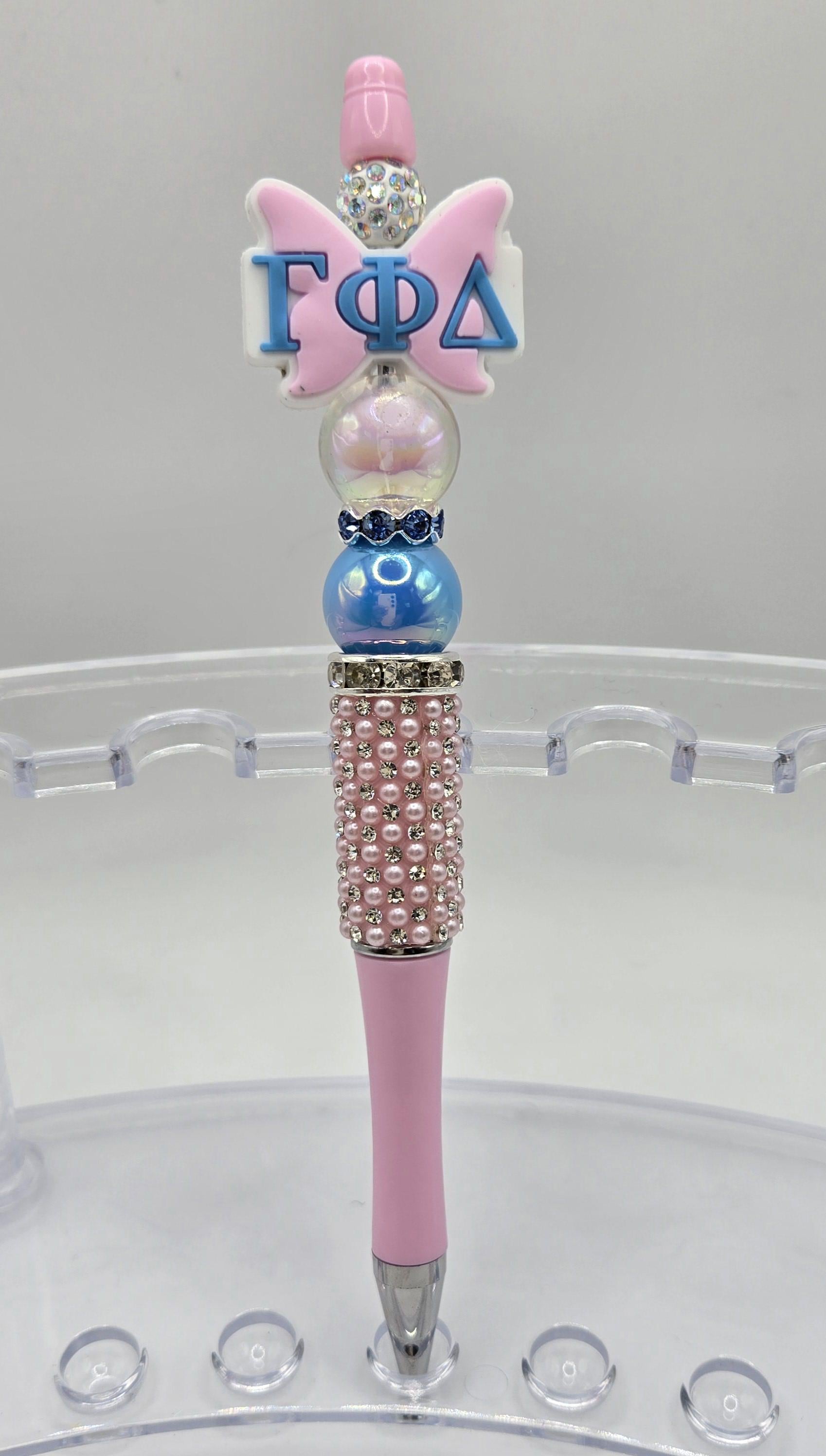 Rhinestone Pen, Sorority Pen, Gamma Phi Delta Sorority Gift, Mothers Day Gift, Luxury Pen, Graduation Gift