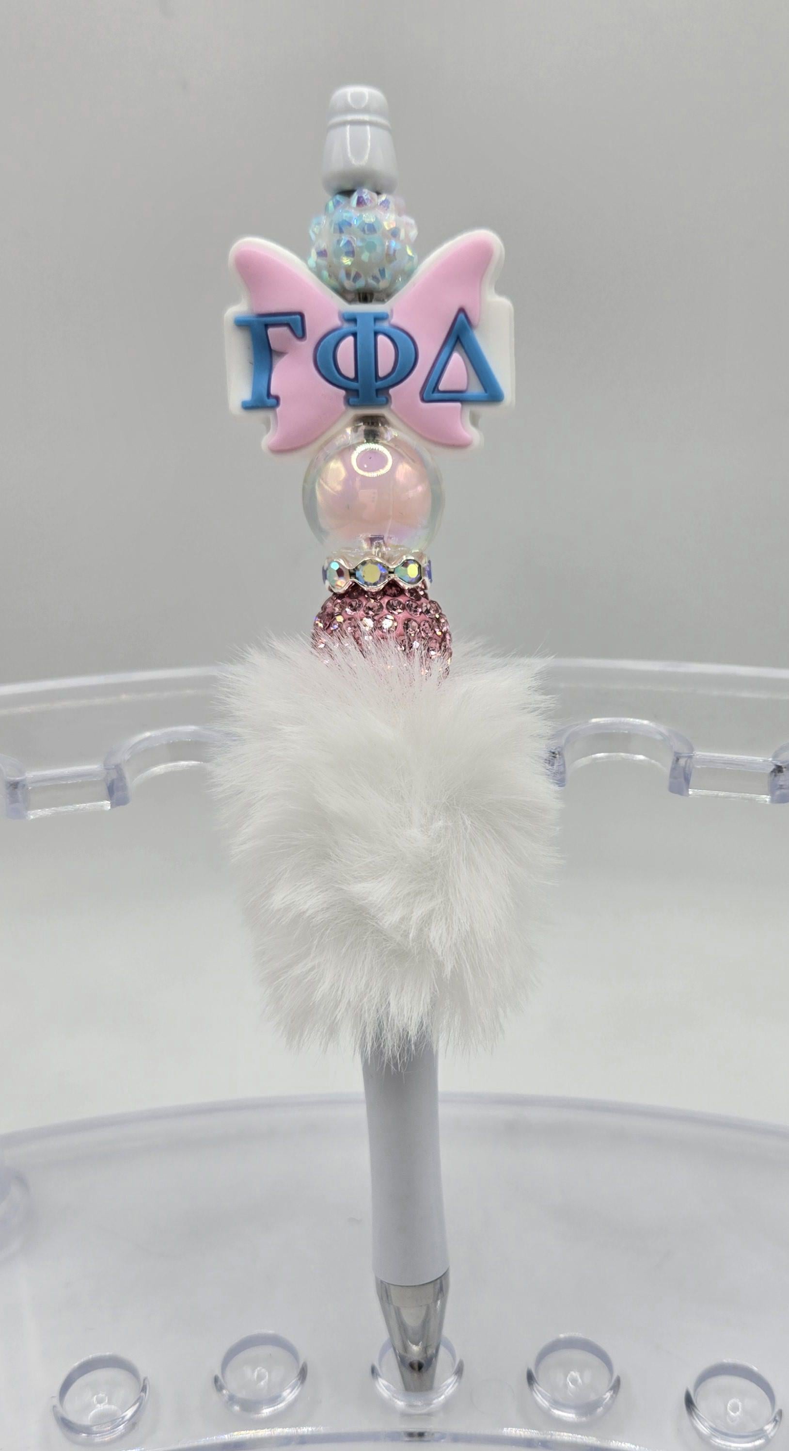 Rhinestone Pen, Sorority Pen, Gamma Phi Delta Sorority Gift, Mothers Day Gift, Luxury Pen, Graduation Gift