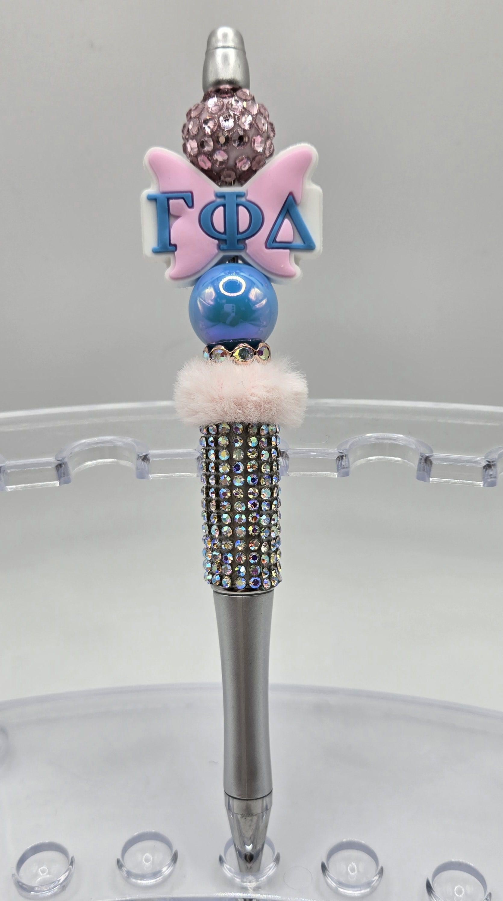 Rhinestone Pen, Sorority Pen, Gamma Phi Delta Sorority Gift, Mothers Day Gift, Luxury Pen, Graduation Gift