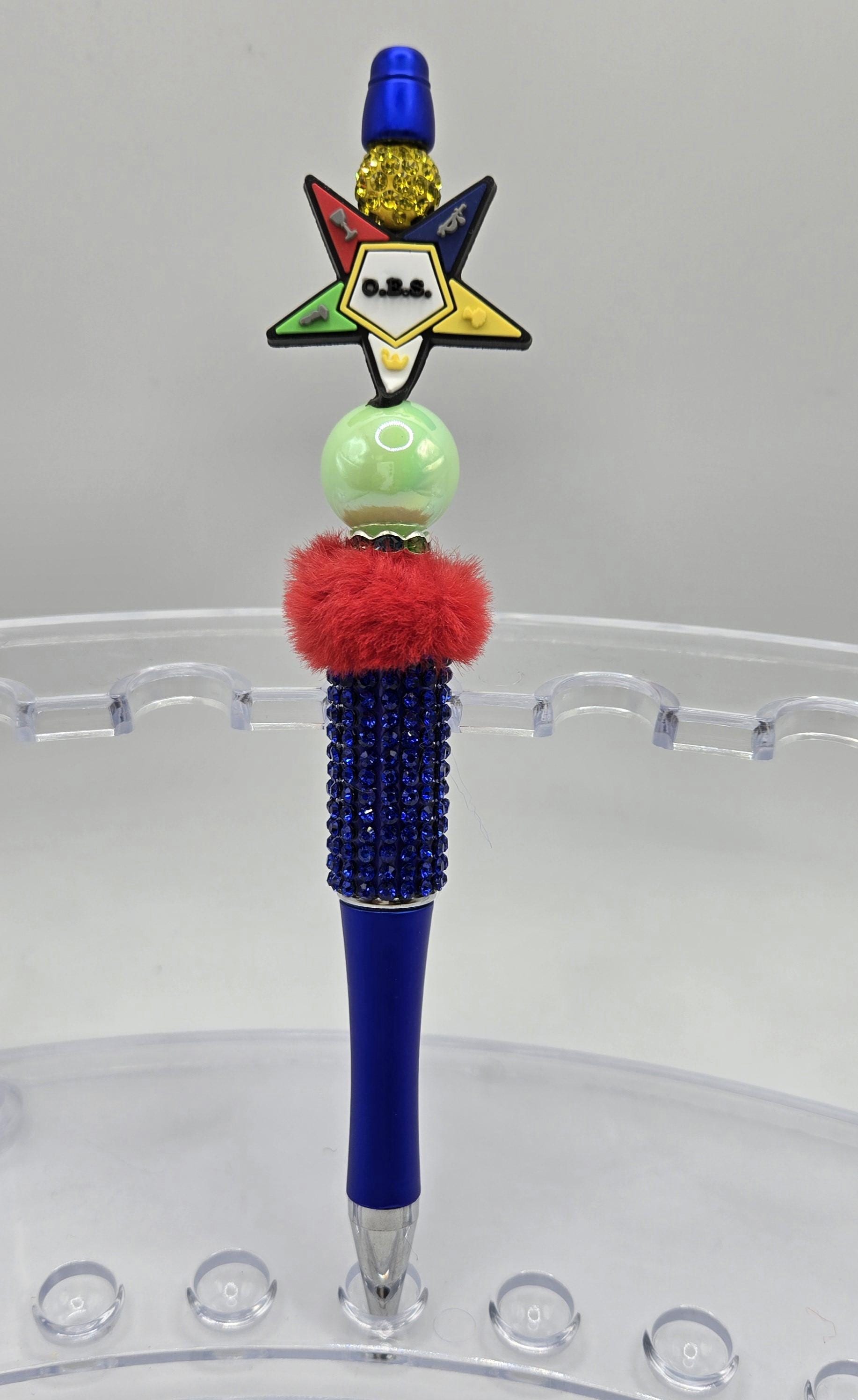 OES Pens, Order of the Eastern Star Gifts, Rhinestone Pens, Luxury Writing Pens, Eastern Star Gifts, Mothers Day Gift, Bling Pen, OES Gifts