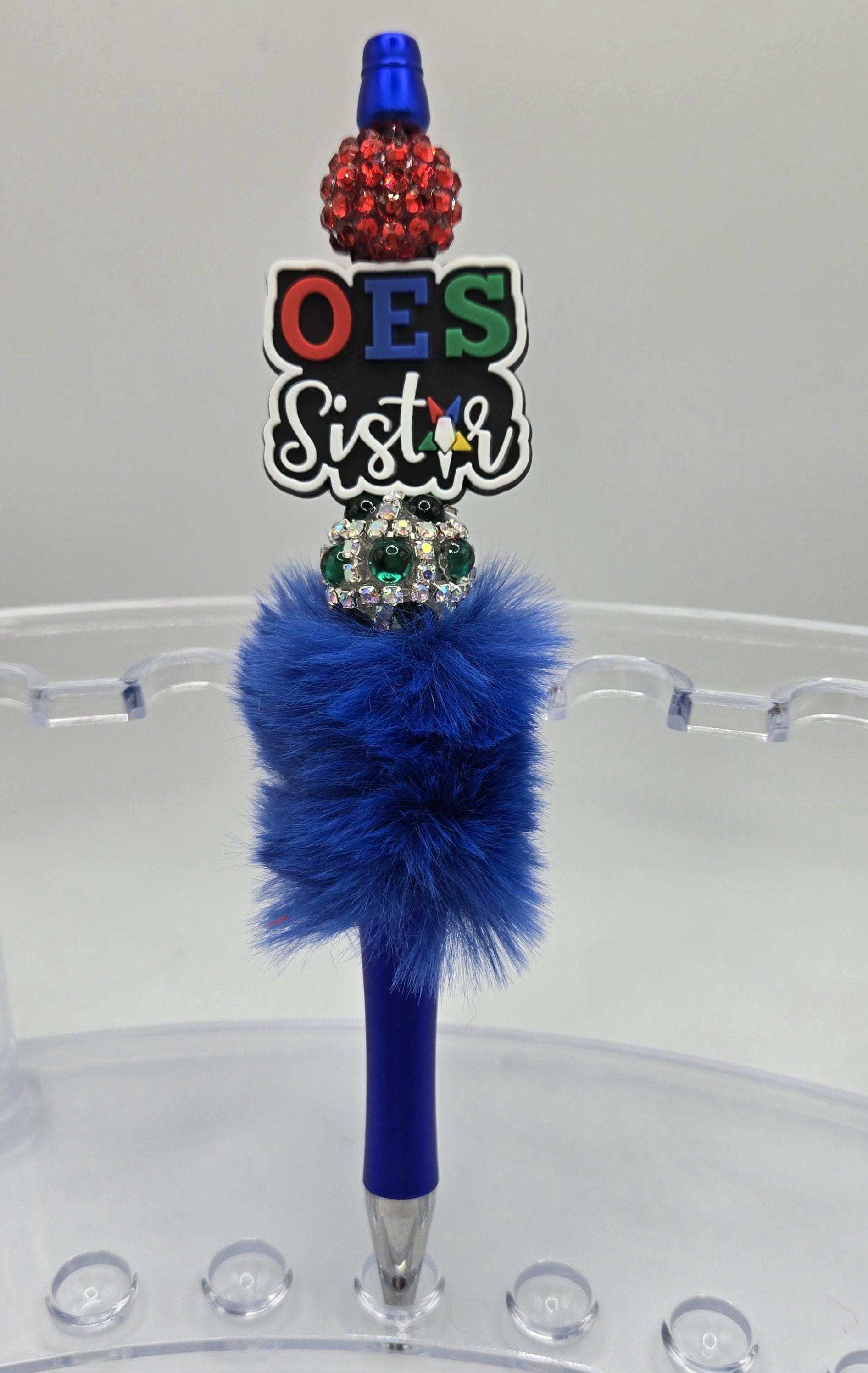 OES Pens, Order of the Eastern Star Gifts, Rhinestone Pens, Luxury Writing Pens, Eastern Star Gifts, Mothers Day Gift, Bling Pen, OES Gifts