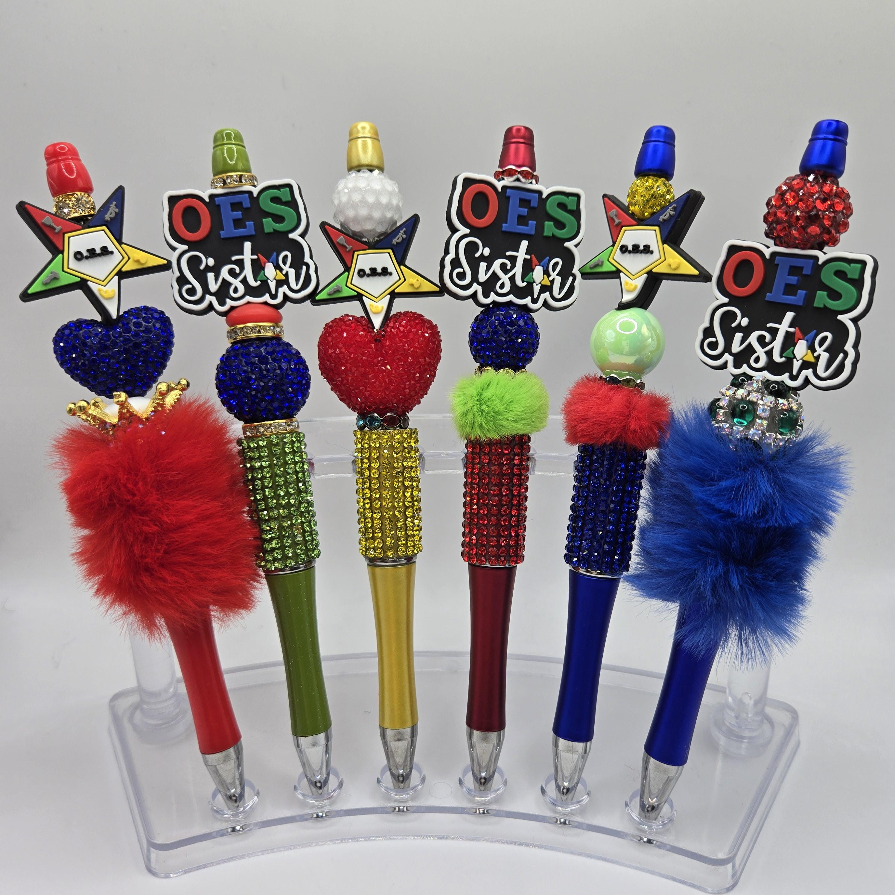OES Pens, Order of the Eastern Star Gifts, Rhinestone Pens, Luxury Writing Pens, Eastern Star Gifts, Mothers Day Gift, Bling Pen, OES Gifts