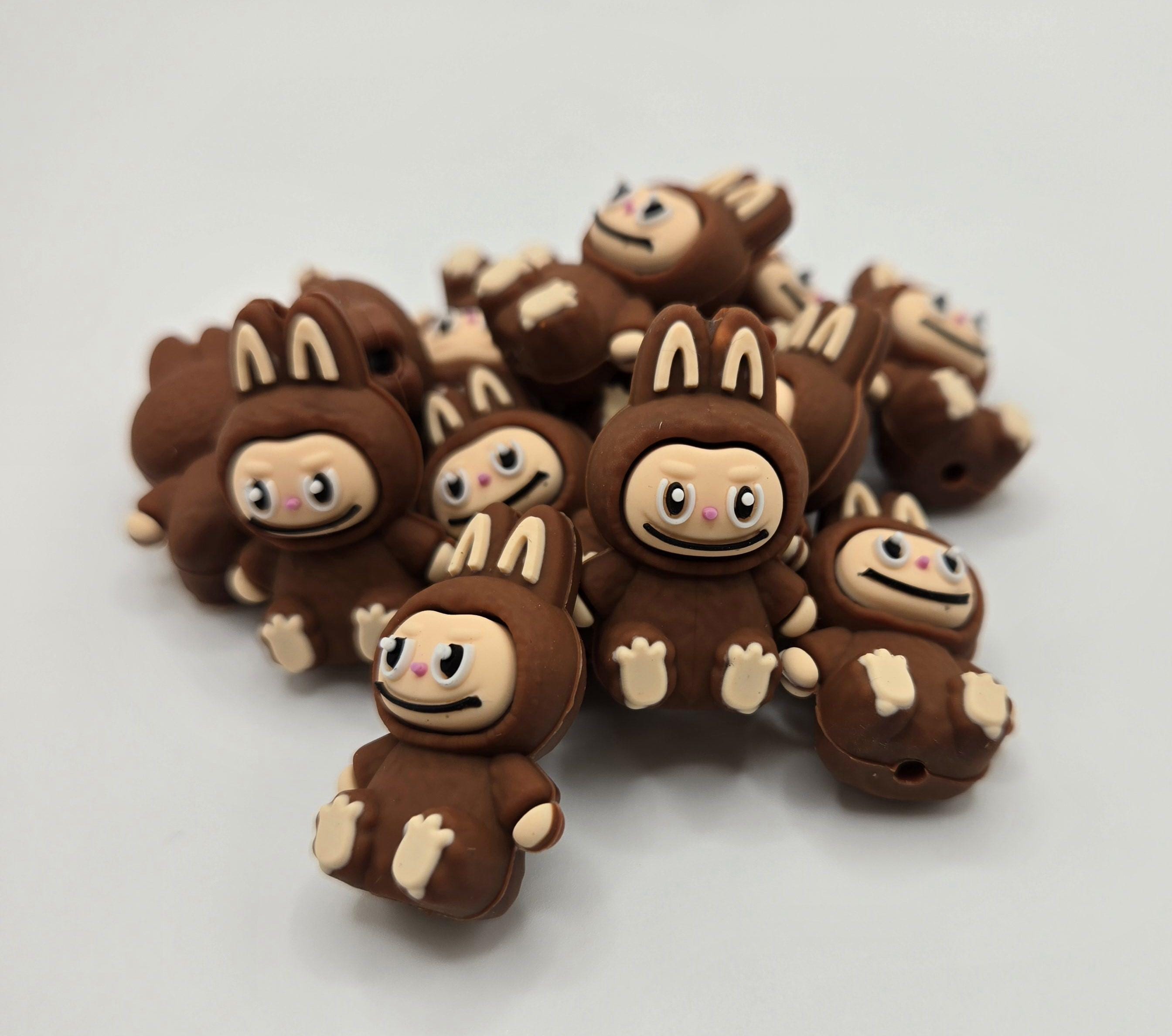 Beads for Pens - Labubu 3D Silicone Monster Focal Beads