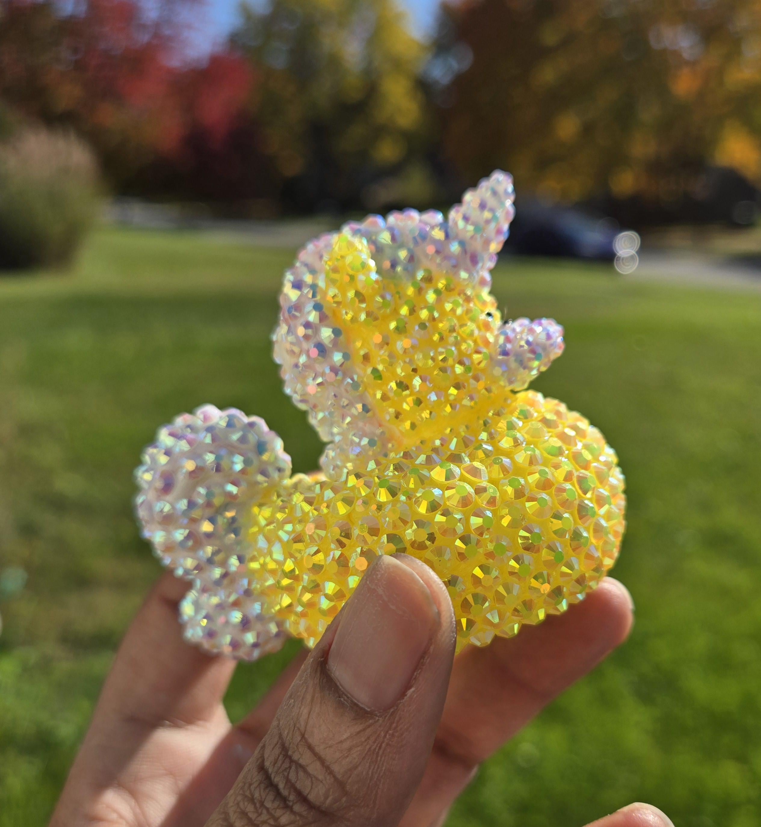 Custom Bling Uni-Duck, Bling Dash Duck, Mini Bling Cheer Duck, You Got Ducked, Rhinestone Unicorn, Dash Duck, Rubber Duck, Cute Duck Decor