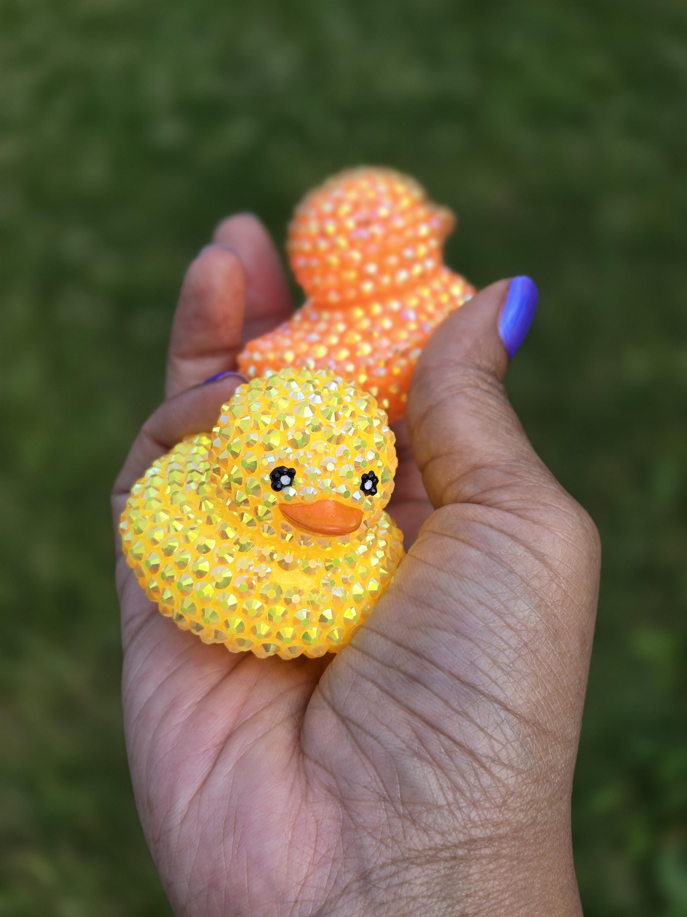 Custom Rhinestone Duck, Dashboard Ducks, Mini Bling Cheer Duck, Cute Duck Decor, Rubber Duck, You Got Ducked, Cruise Duck, Custom Bling Duck