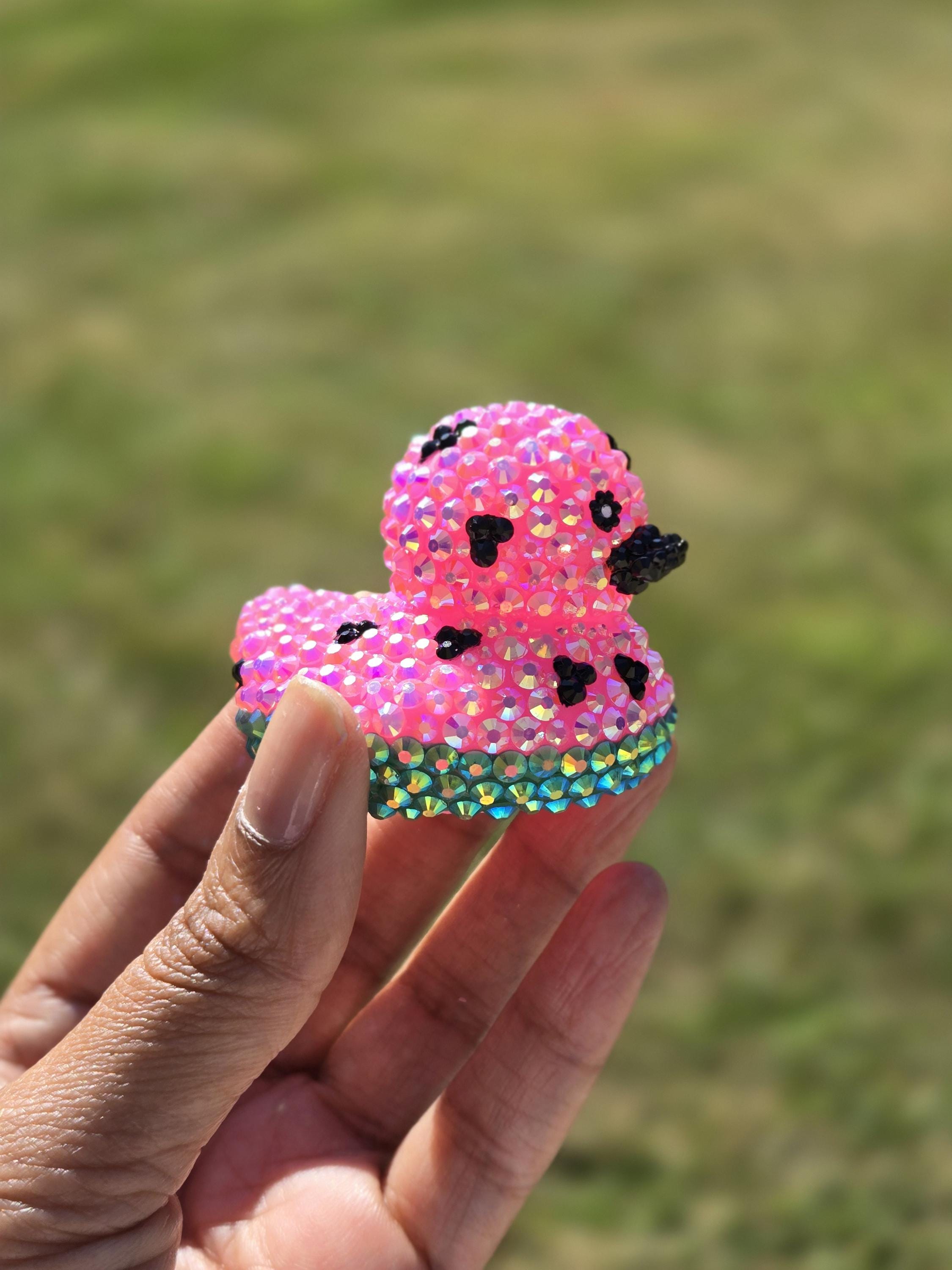 Custom Rubber Duck, Rhinestone Duck, Dashboard Ducks, Mini Bling Cheer Duck, Cute Duck Decor, Rubber Duck, You Got Ducked, Custom Bling Duck
