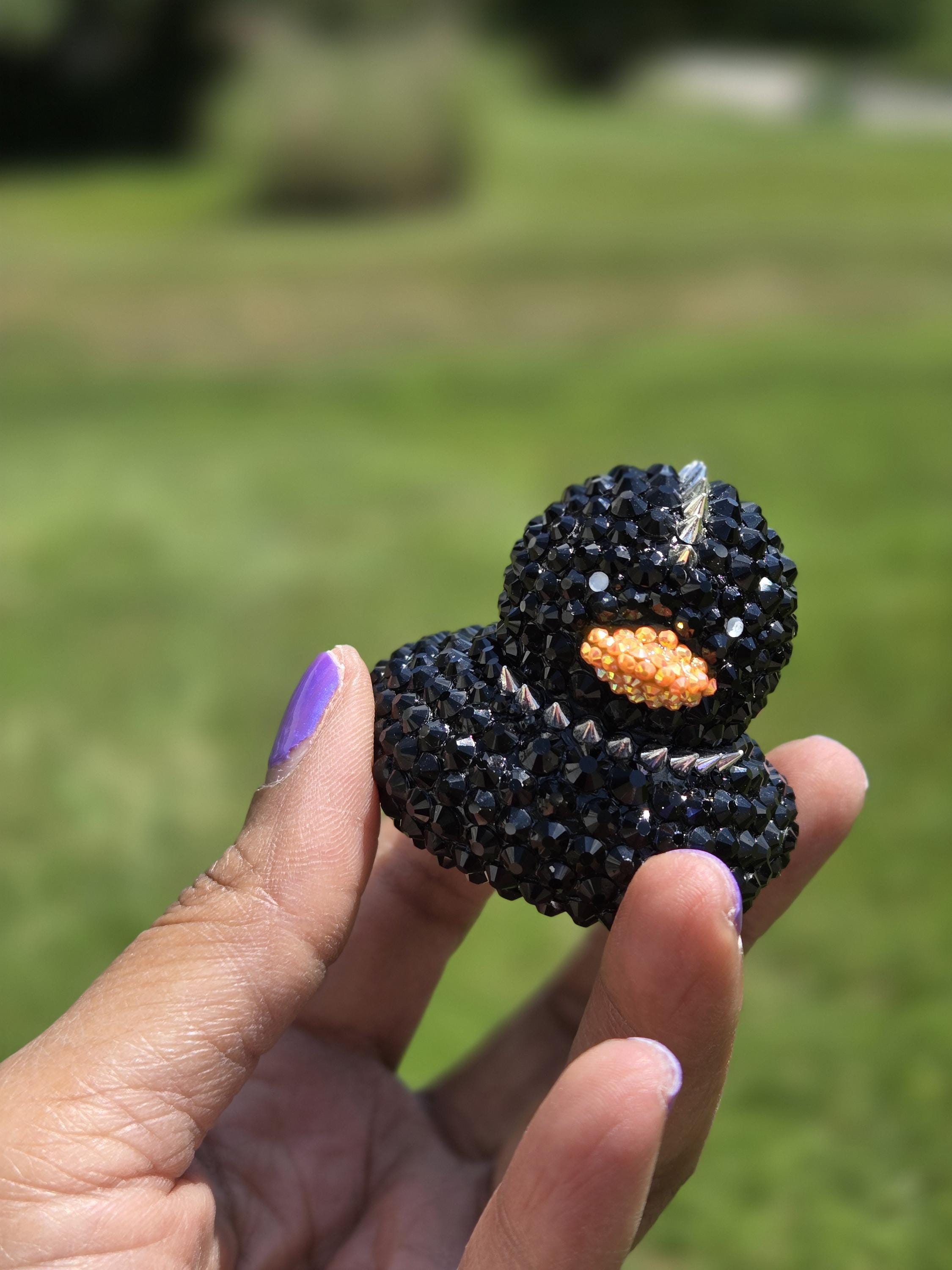 Custom Rubber Duck, Rhinestone Duck, Dashboard Ducks, Mini Bling Cheer Duck, Cute Duck Decor, Rubber Duck, You Got Ducked, Custom Bling Duck