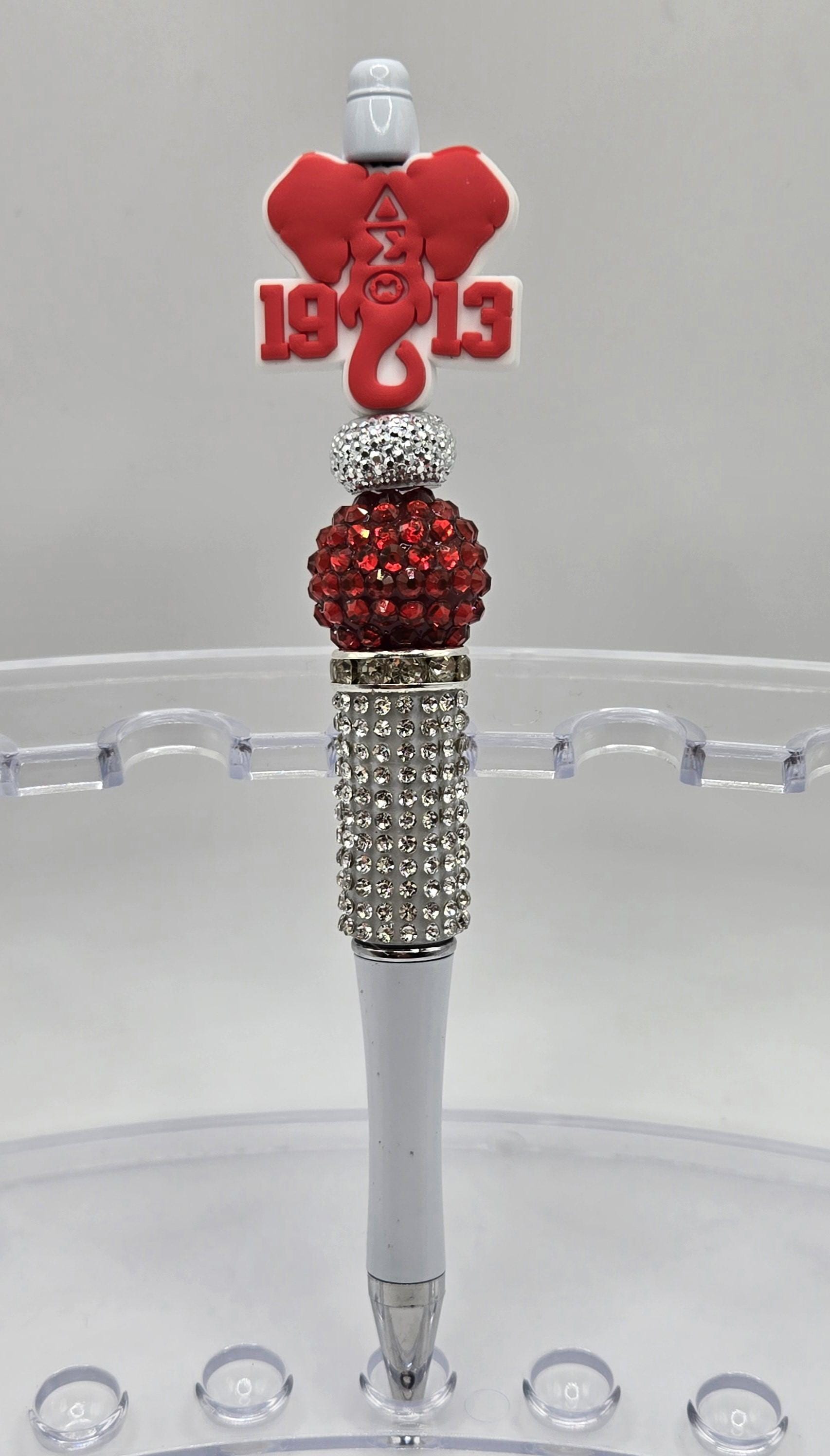 Sorority Pens, Delta pens, Delta Sigma Theta Sorority Pens, Rhinestone Pen, College Graduation Gifts, Mothers Day Gift, Bling Pen