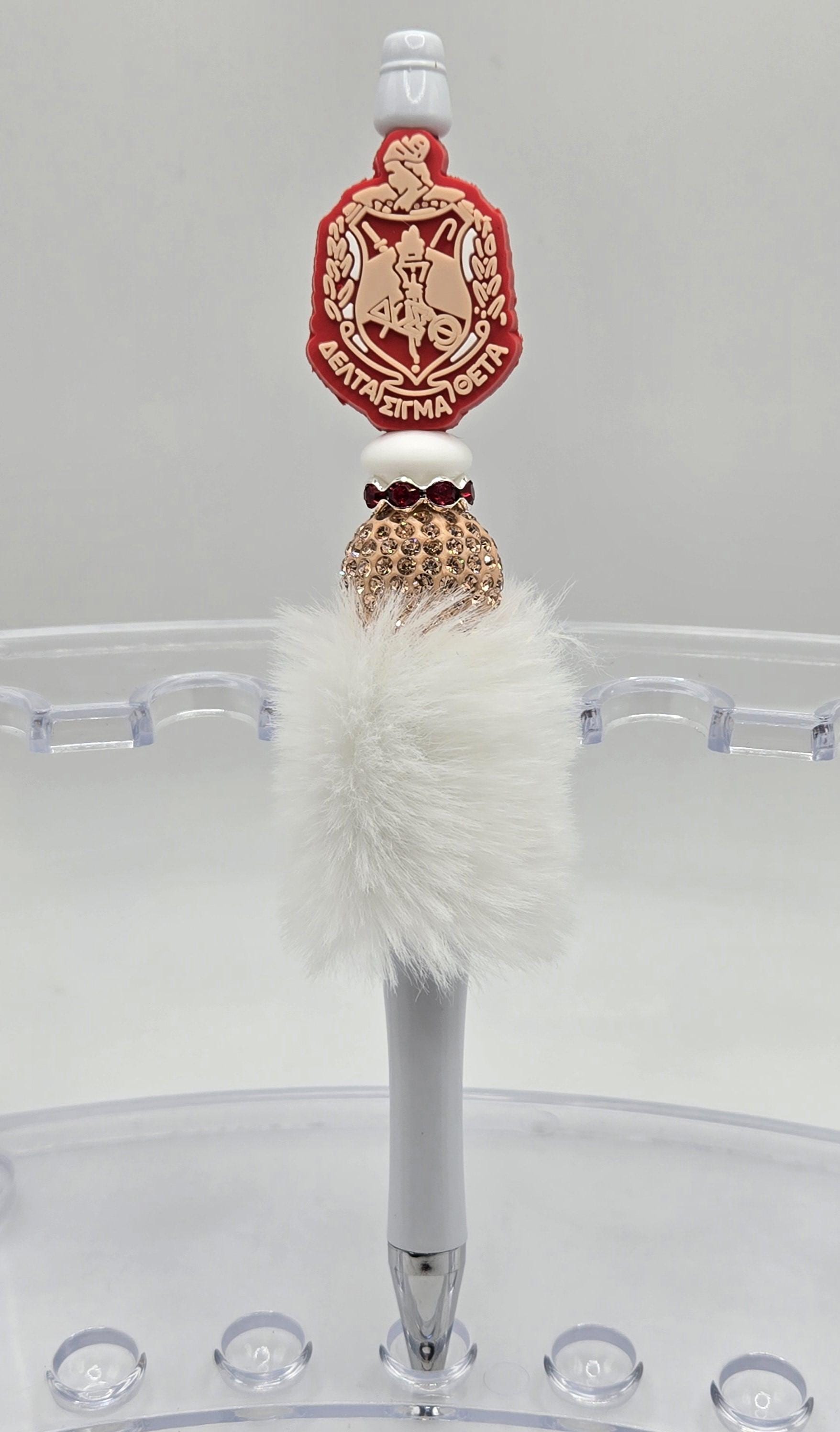 Sorority Pens, Delta pens, Delta Sigma Theta Sorority Pens, Rhinestone Pen, College Graduation Gifts, Mothers Day Gift, Bling Pen