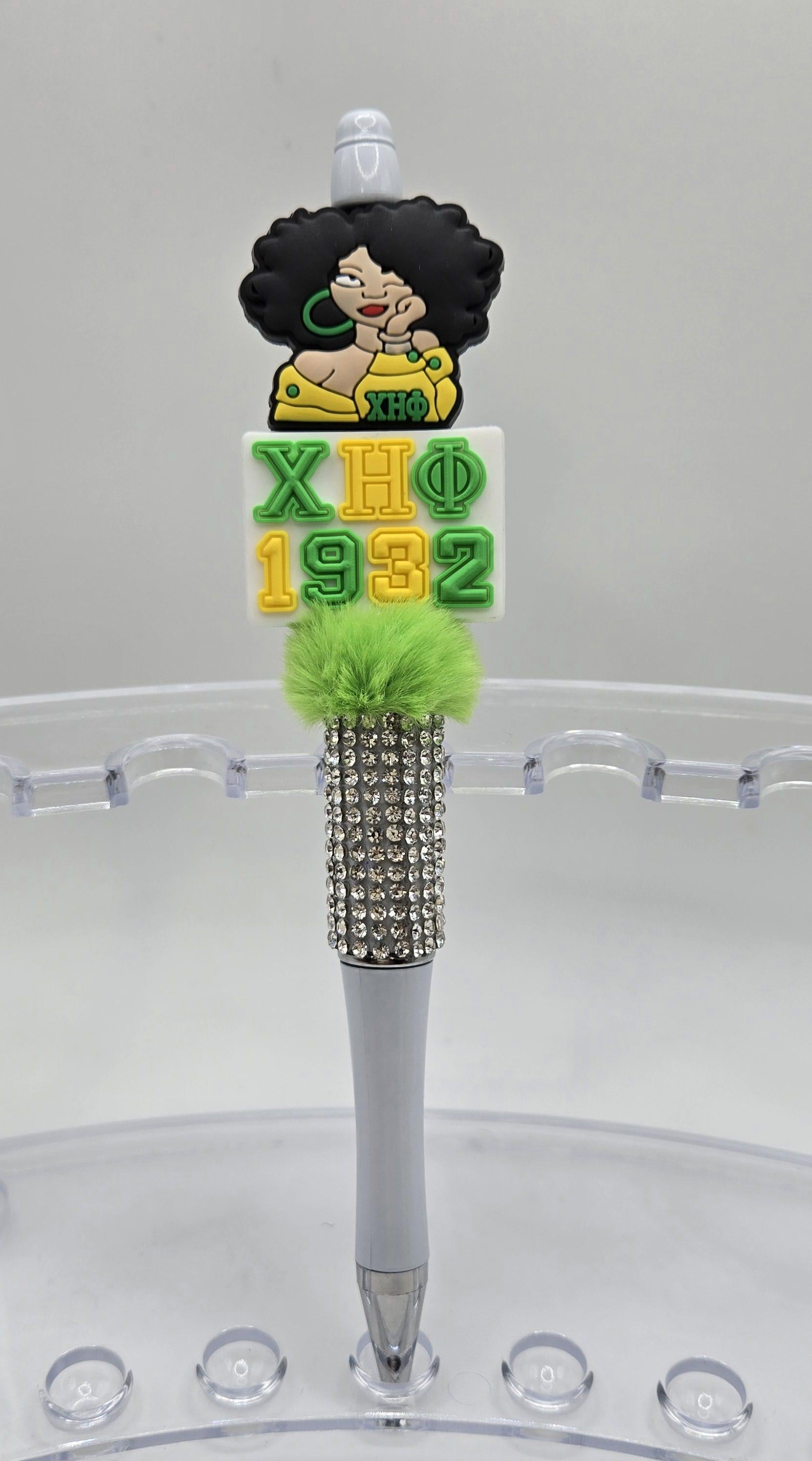 Sorority Pens, Chi Eta Phi pens, Rhinestone Pens, Nursing Sorority, Bling Pens, Nursing Gift, Mothers Day Gift, Chi Eta Phi gifts
