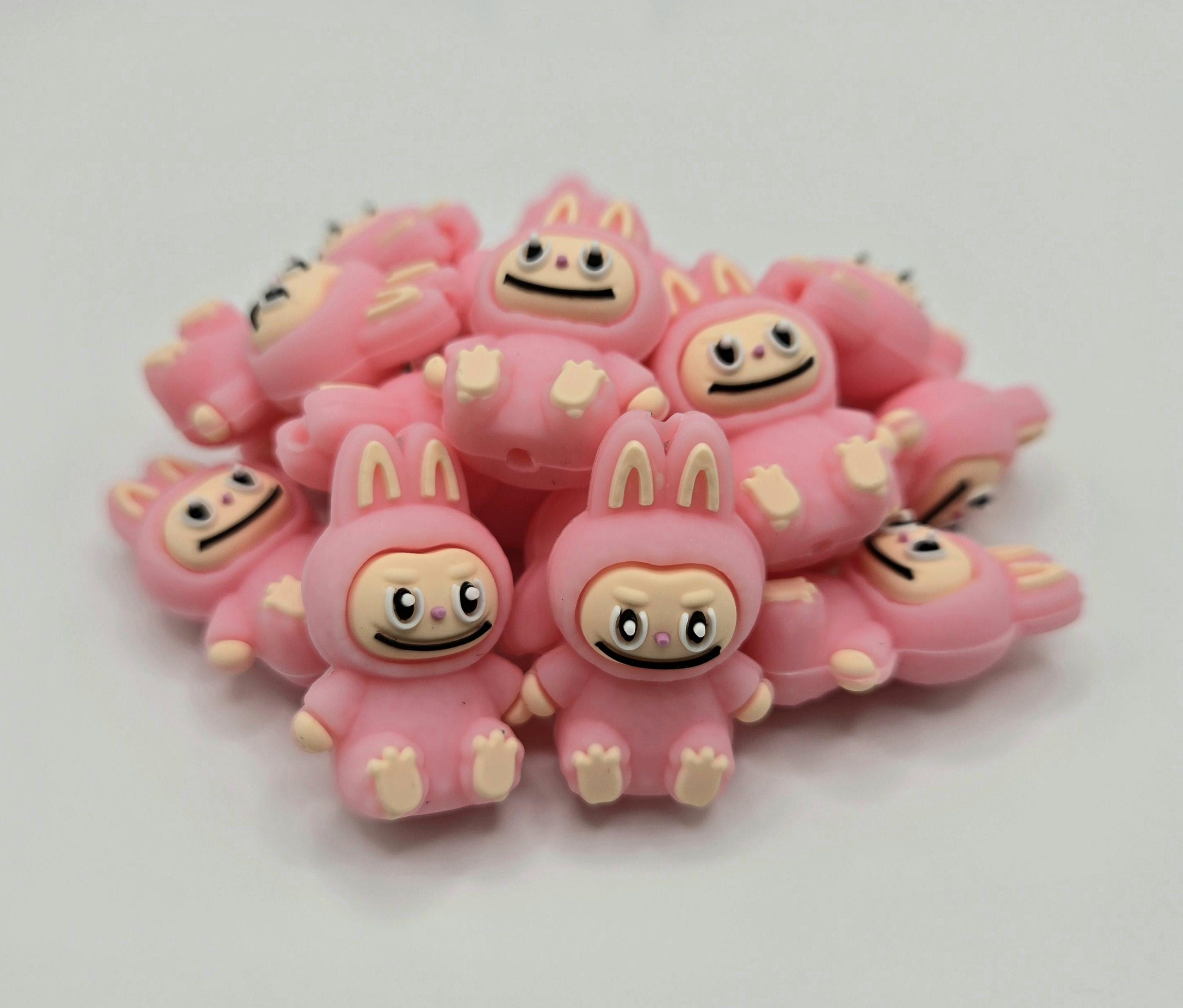 Beads for Pens - Labubu 3D Silicone Monster Focal Beads