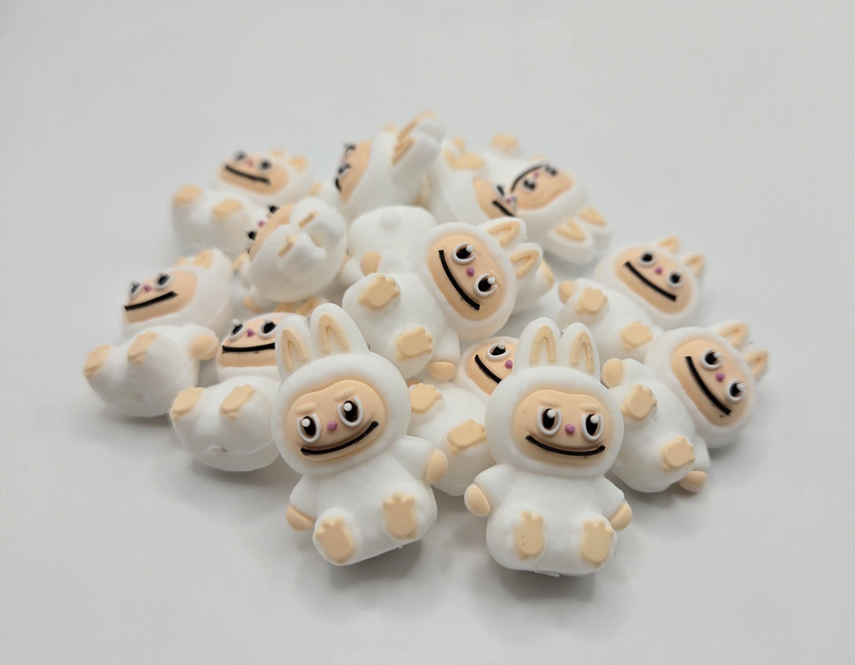 Beads for Pens - Labubu 3D Silicone Monster Focal Beads