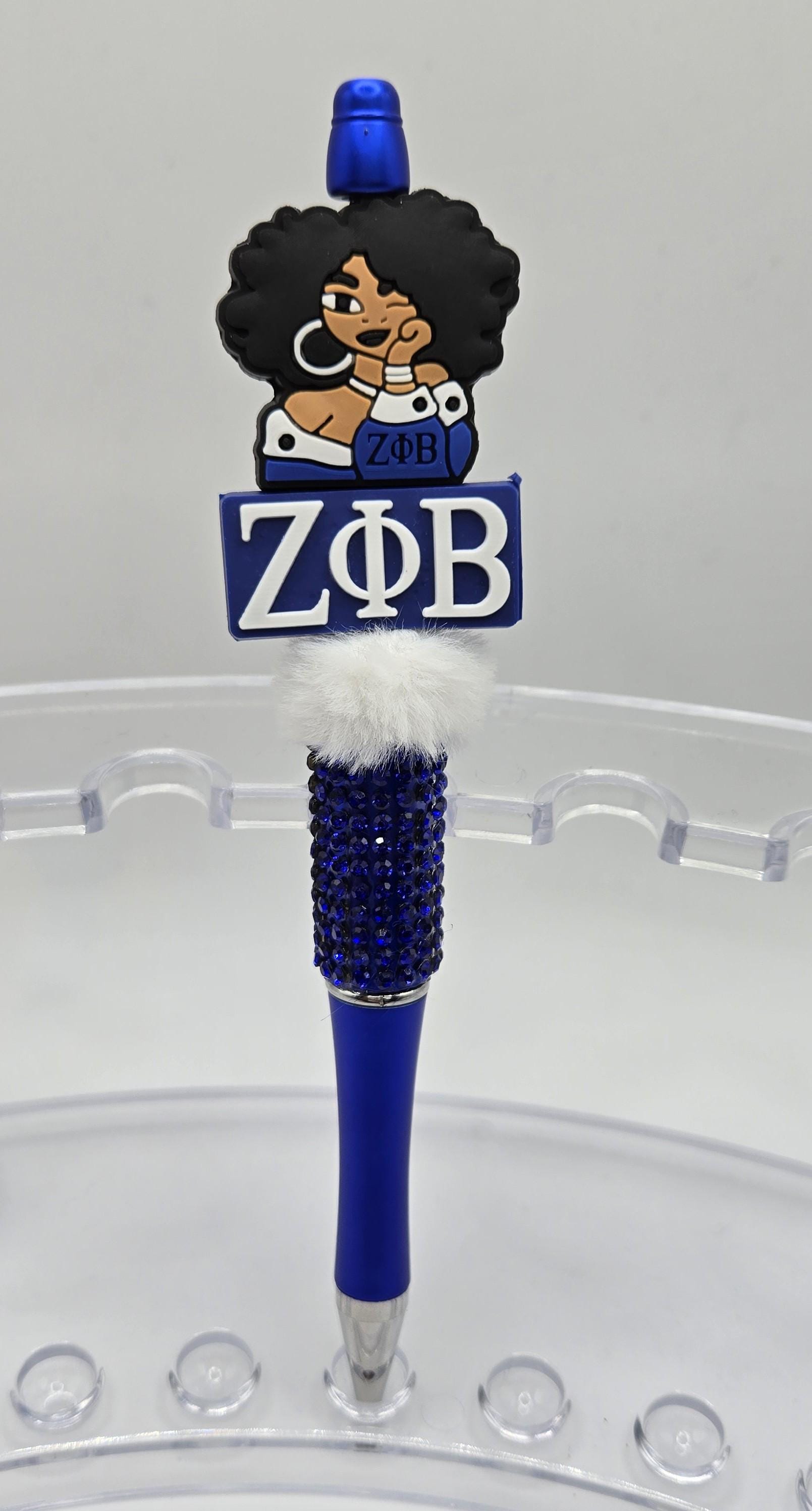 Sorority Pens, Zeta pens, Zeta Phi Beta Sorority Pens, Bling Pens, College Graduation Gift, Mothers Day Gift, Rhinestone Pen, Luxury Pen