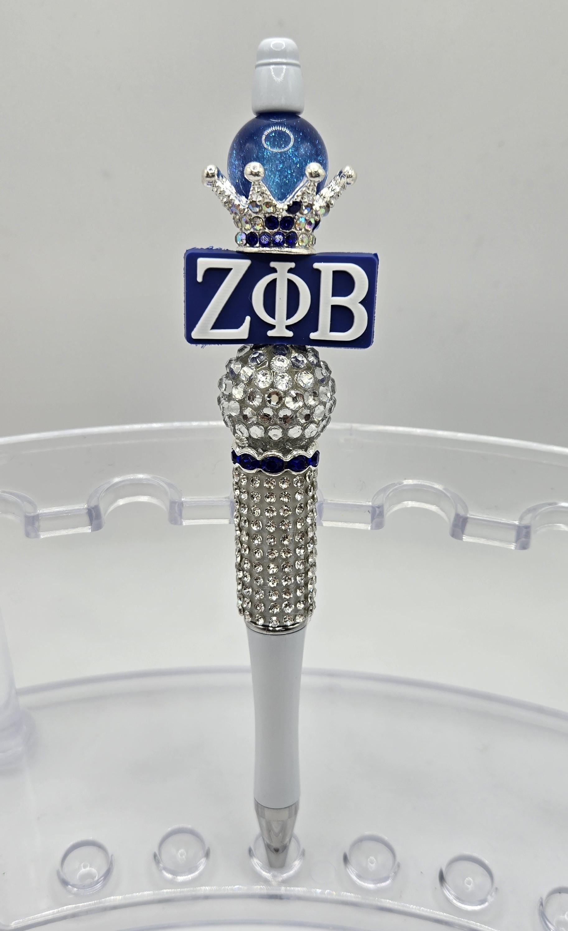 Sorority Pens, Zeta pens, Zeta Phi Beta Sorority Pens, Bling Pens, College Graduation Gift, Mothers Day Gift, Rhinestone Pen, Luxury Pen