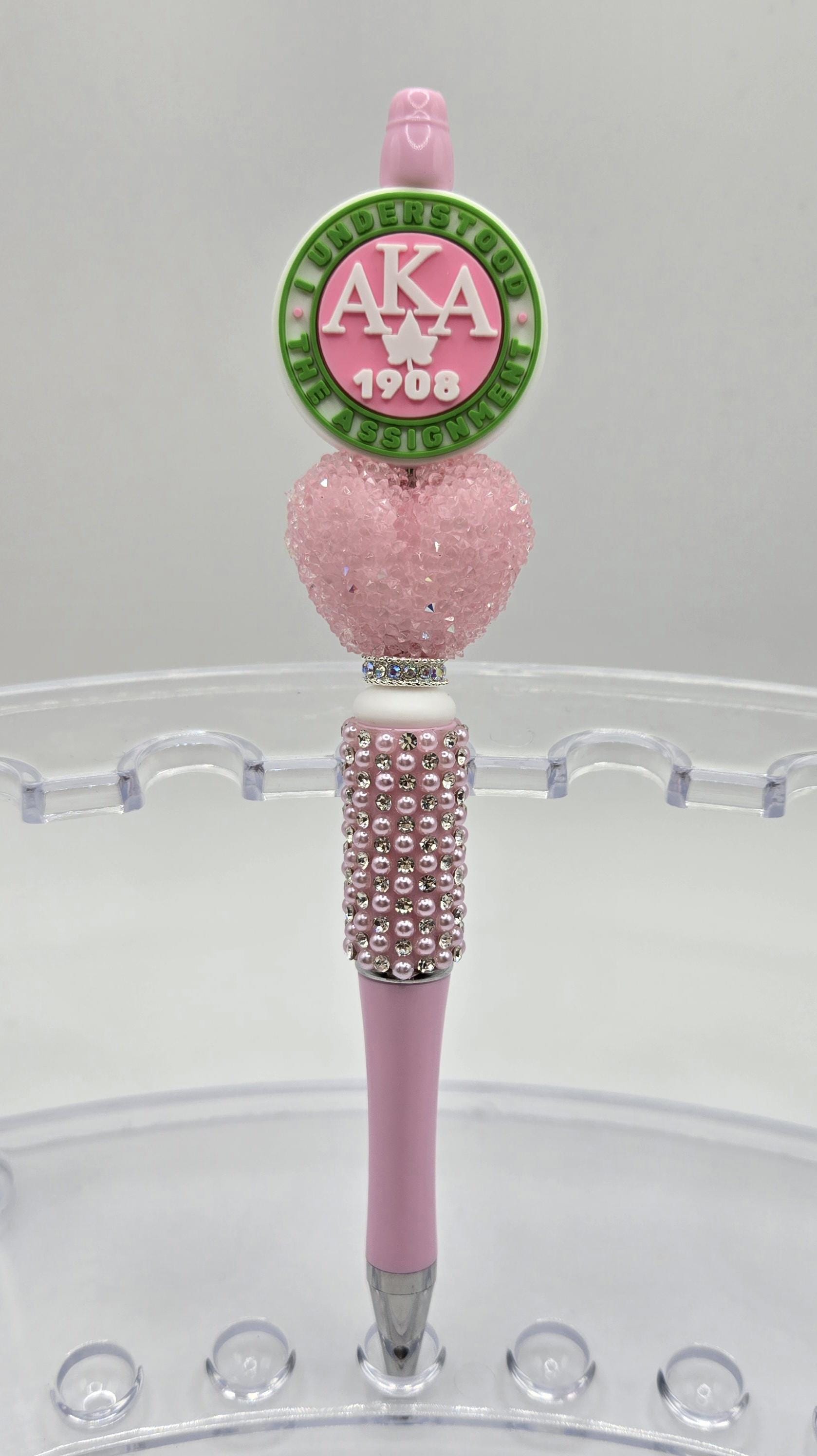 Sorority Pens, AKA pen, Rhinestone Pens, Alpha Kappa Alpha Sorority Pens, Bling Pens, College Graduation Gift, Mothers Day Gift
