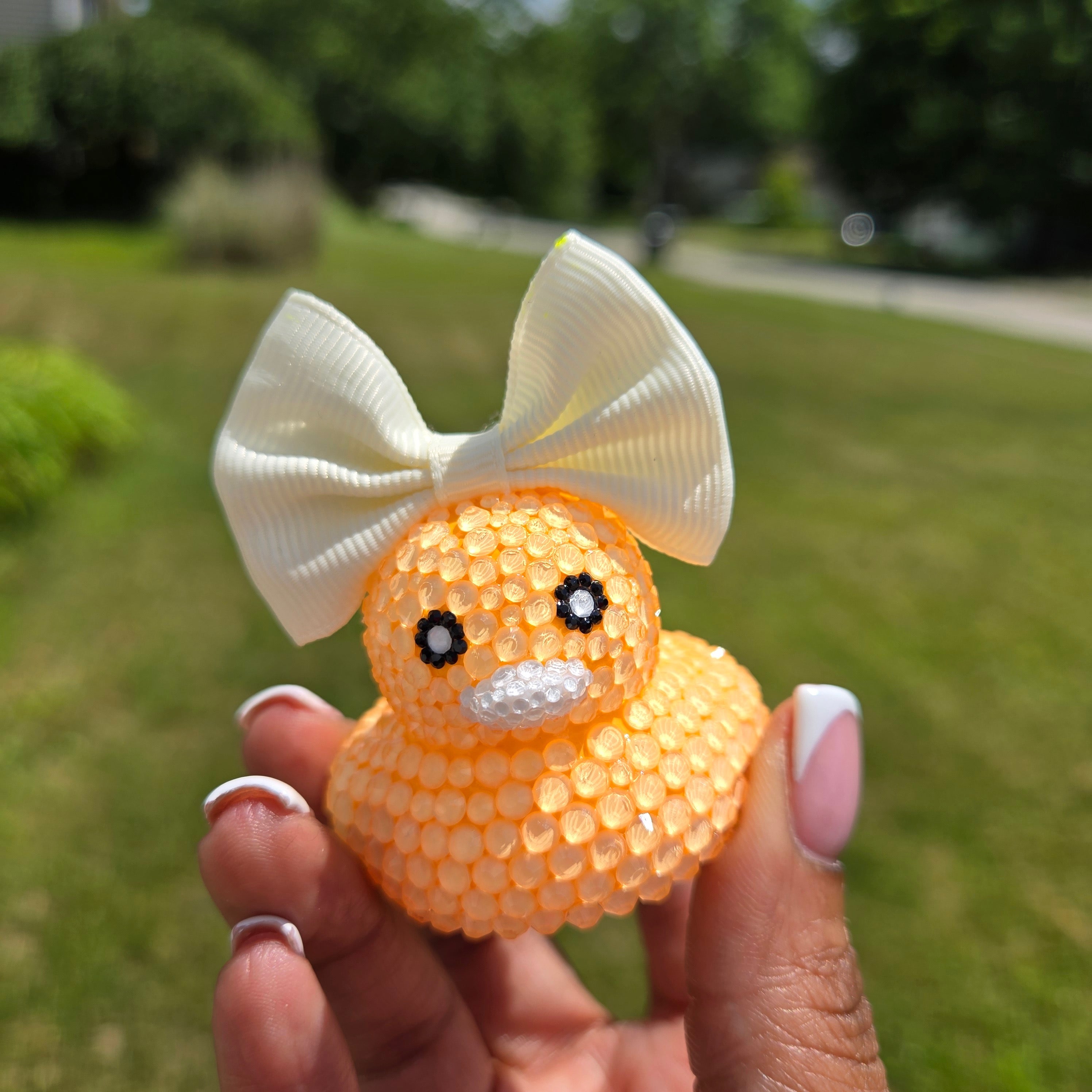 Mini Bling Rubber Duck: The Ultimate Sparkle Surprise