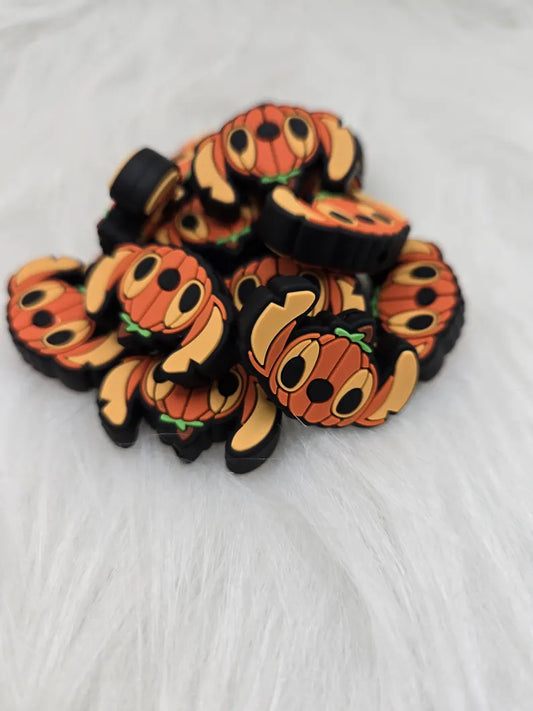 Alien Monster Pumpkin Focal Bead