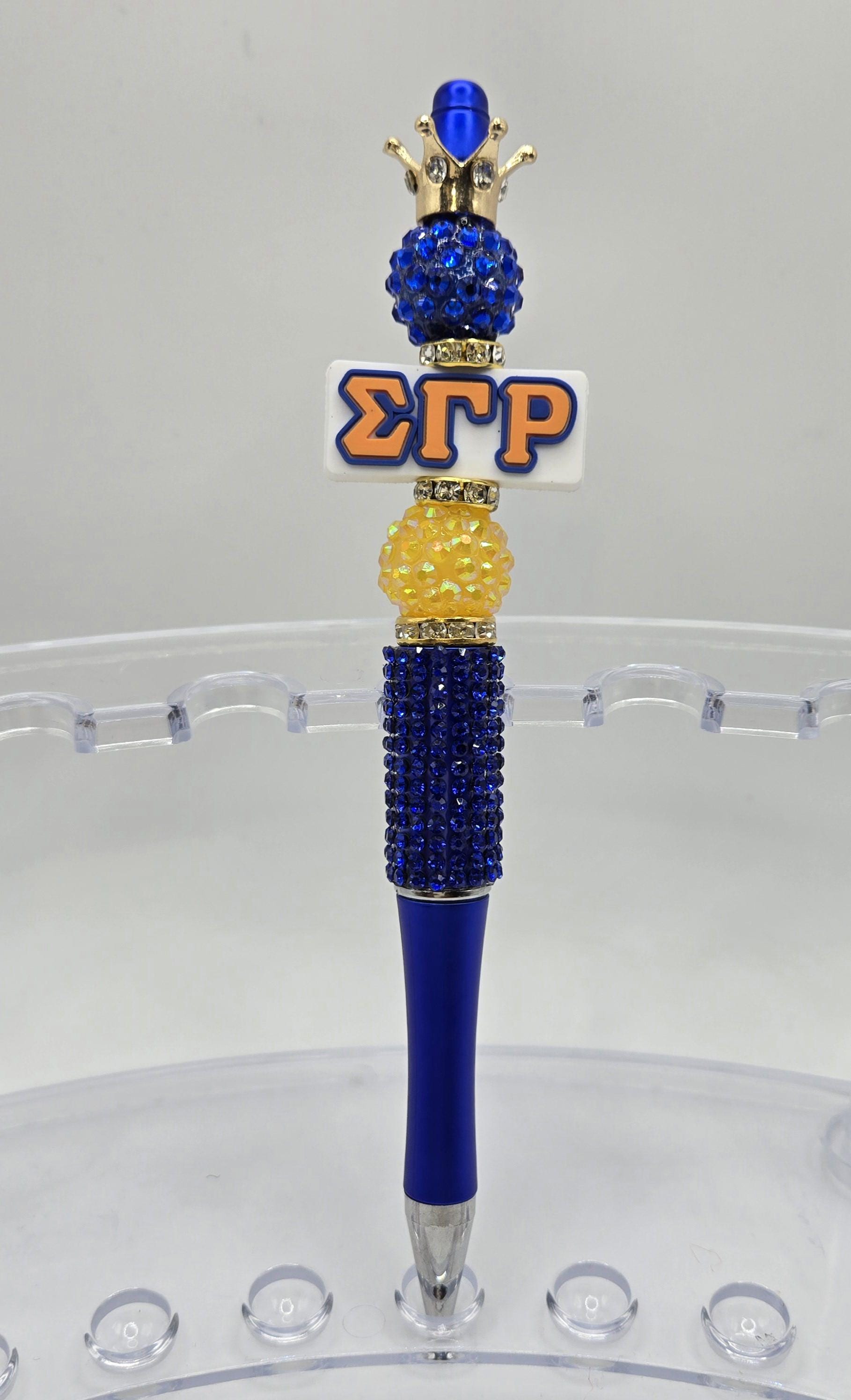 Sorority Pens, Sigma Gamma Rho Pens, Luxury Pens, College Graduation Gift, Rhinestone Pen, Sorority Gift, Bling Pen, Mothers Day Gift