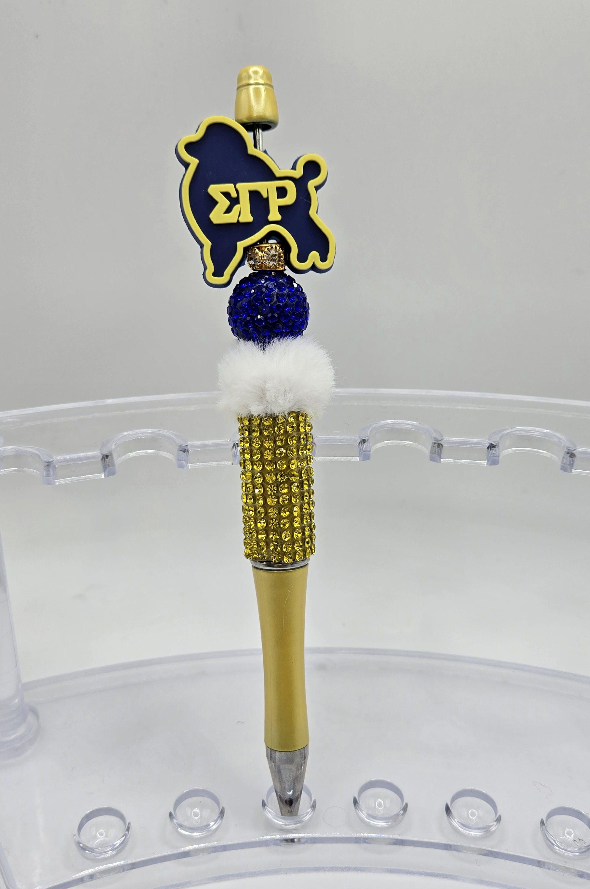 Sorority Pens, Sigma Gamma Rho Pens, Luxury Pens, College Graduation Gift, Rhinestone Pen, Sorority Gift, Bling Pen, Mothers Day Gift